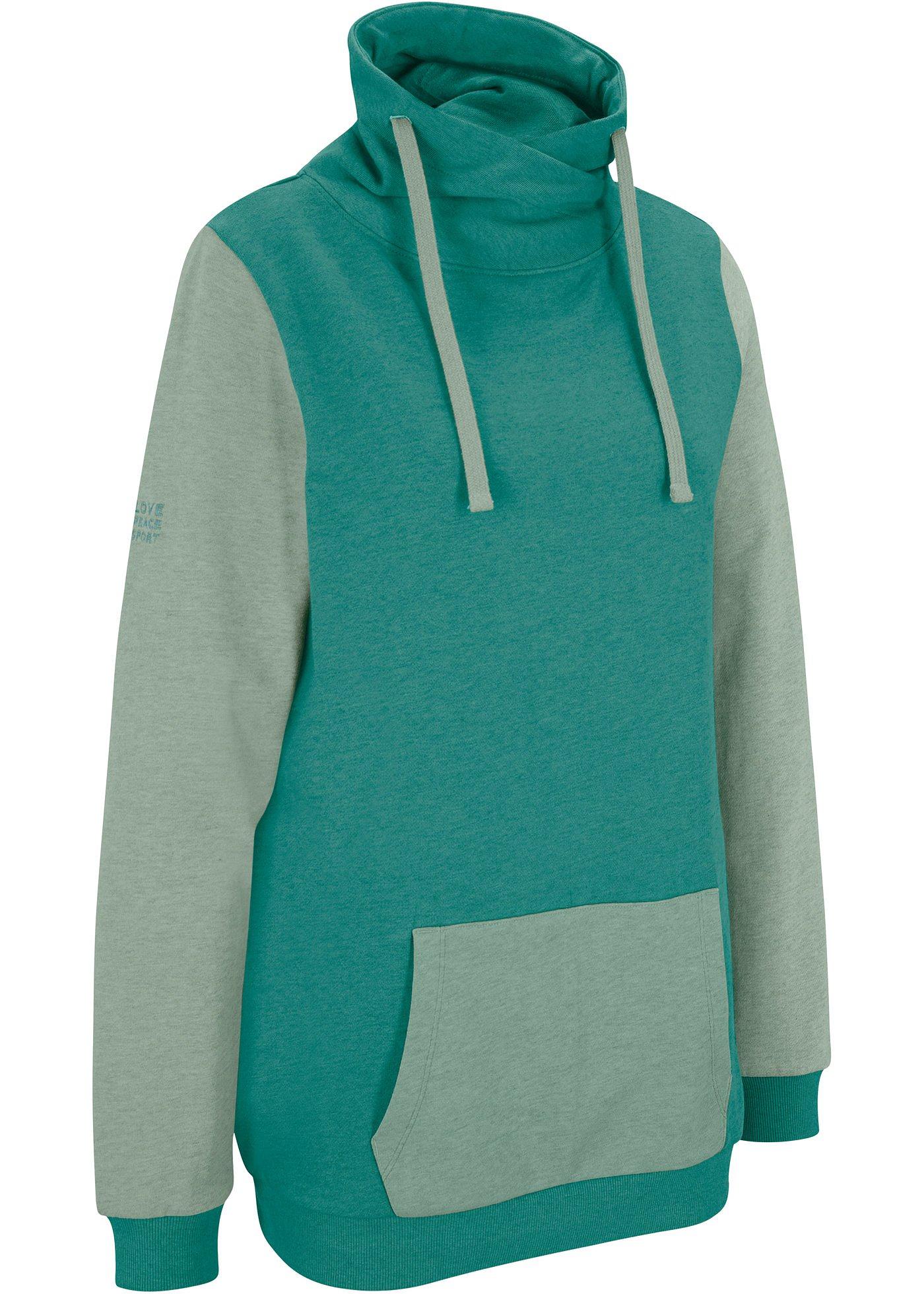 Sweat-shirt avec coton bio, manches longues