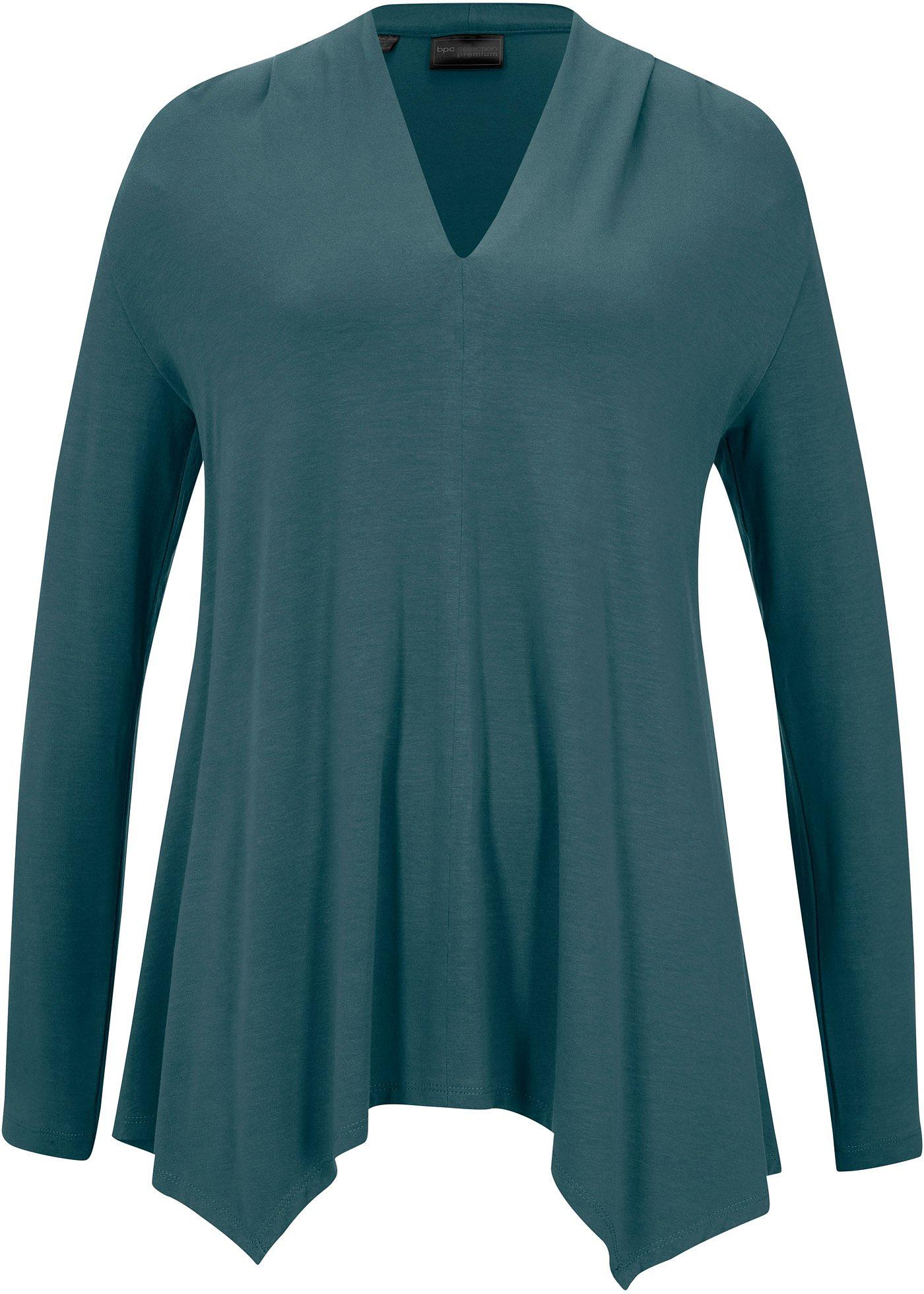 T-shirt en TENCEL™ Lyocell avec base à pans