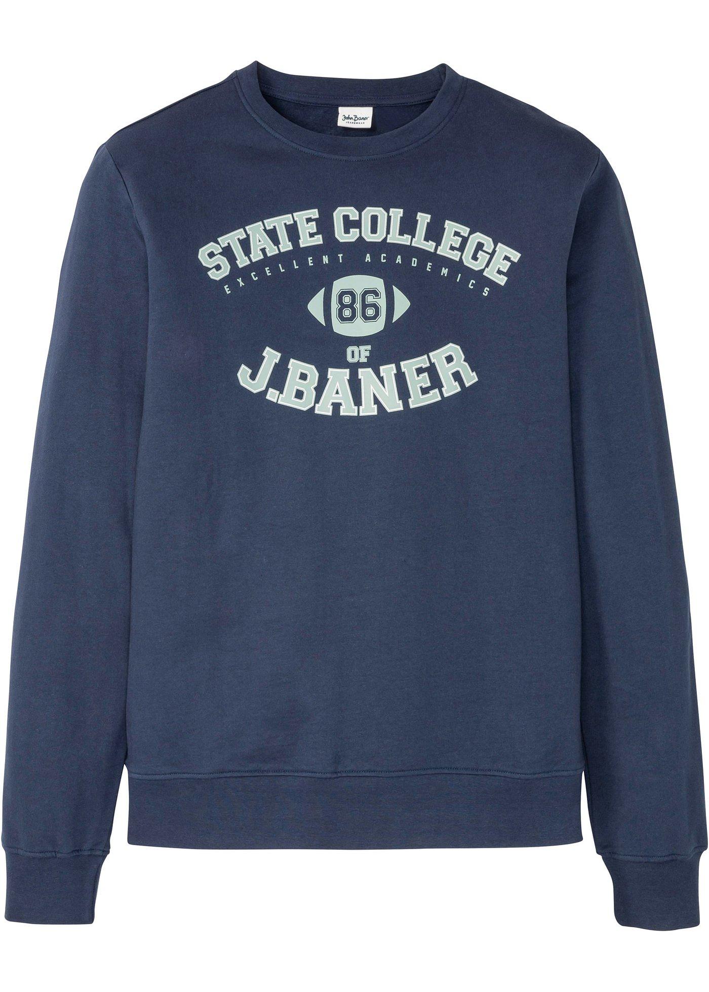 Sweat-shirt facile d'entretien en coton