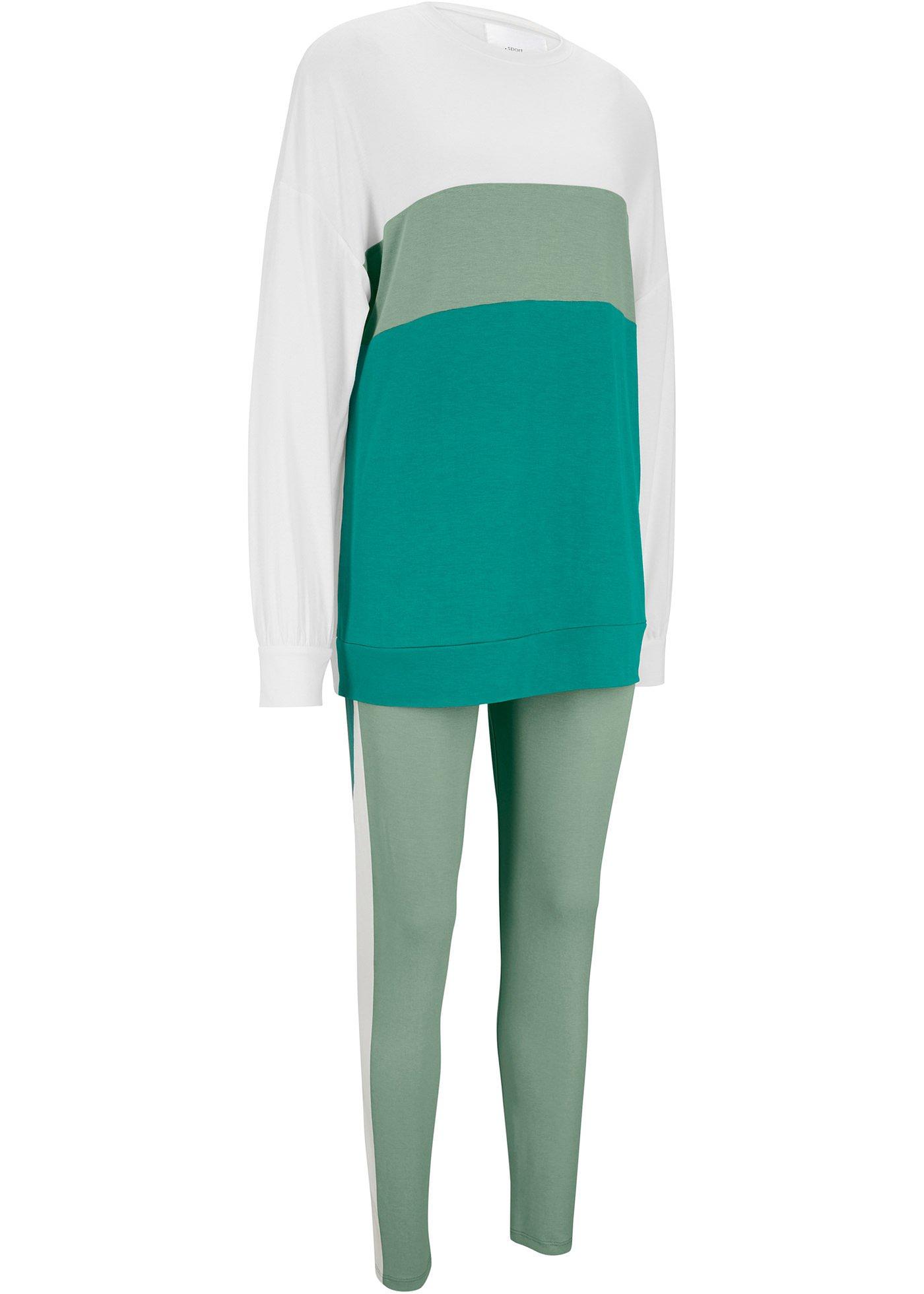 Sweat-shirt et legging avec viscose durable (Ens. 2 pces.)