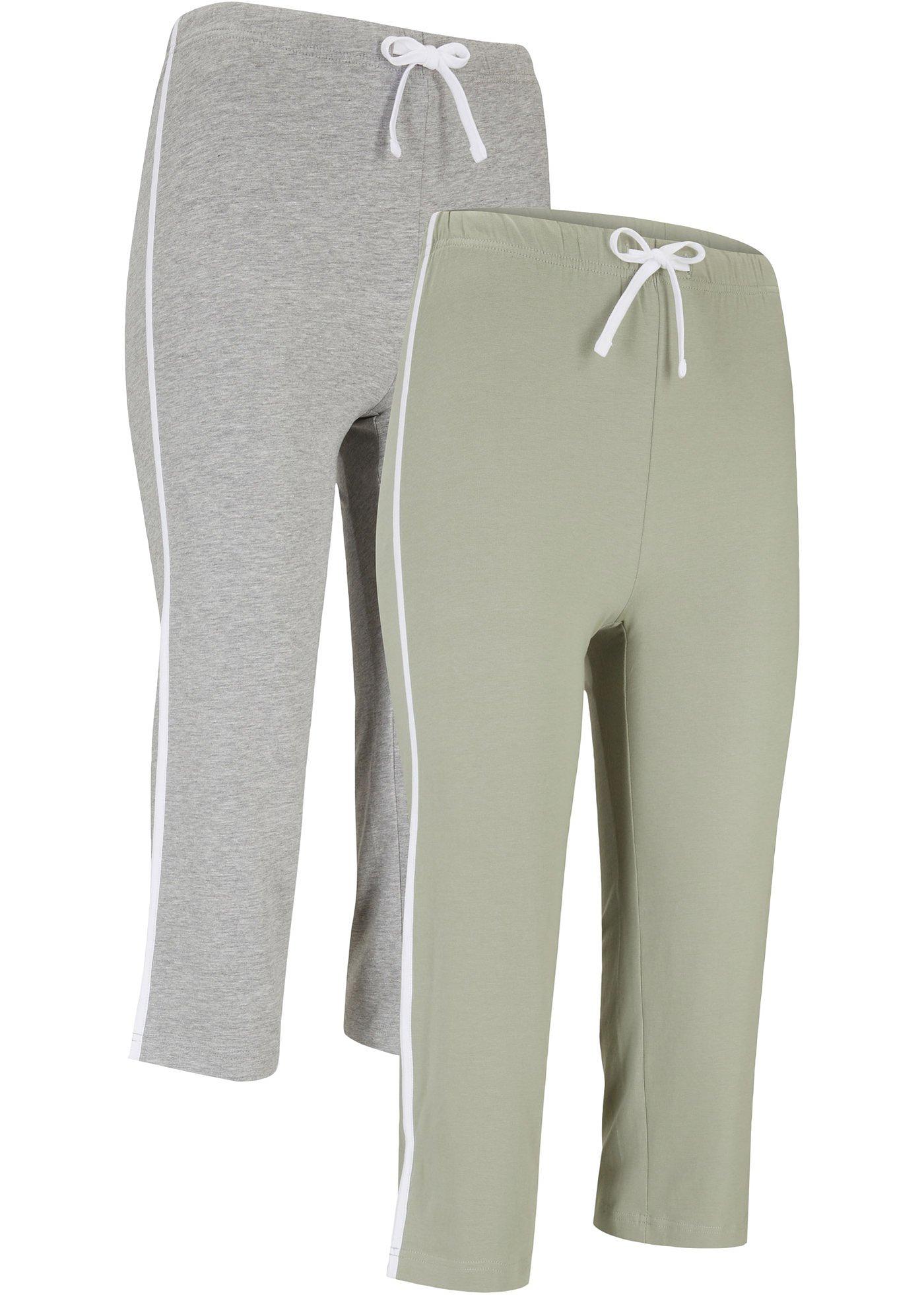 Lot de 2 corsaires de sport extensibles longueur 3/4, niveau 1