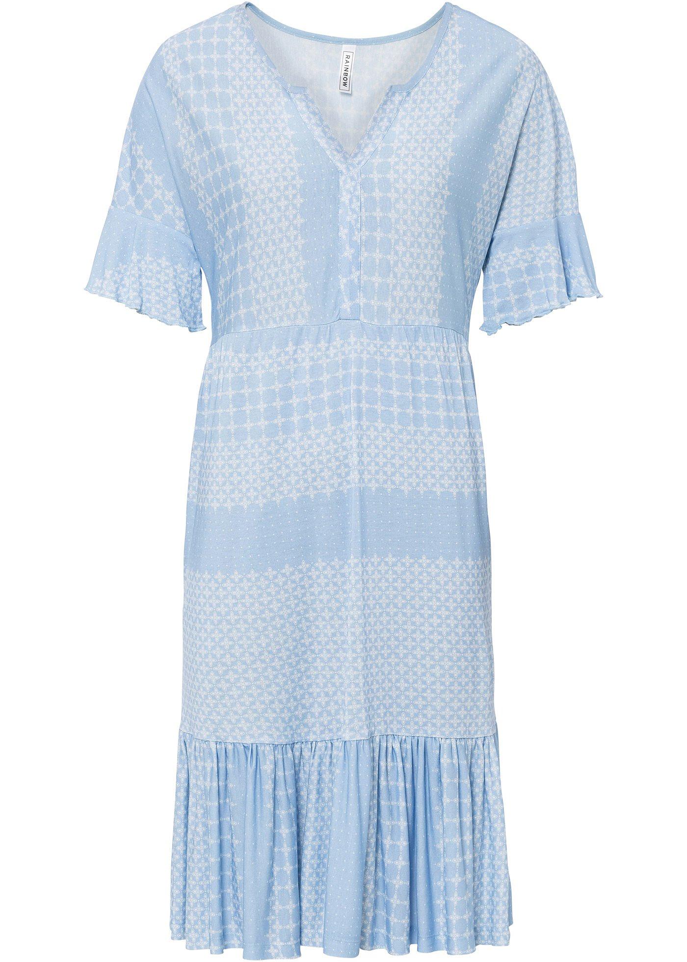 Robe en jersey imprimée