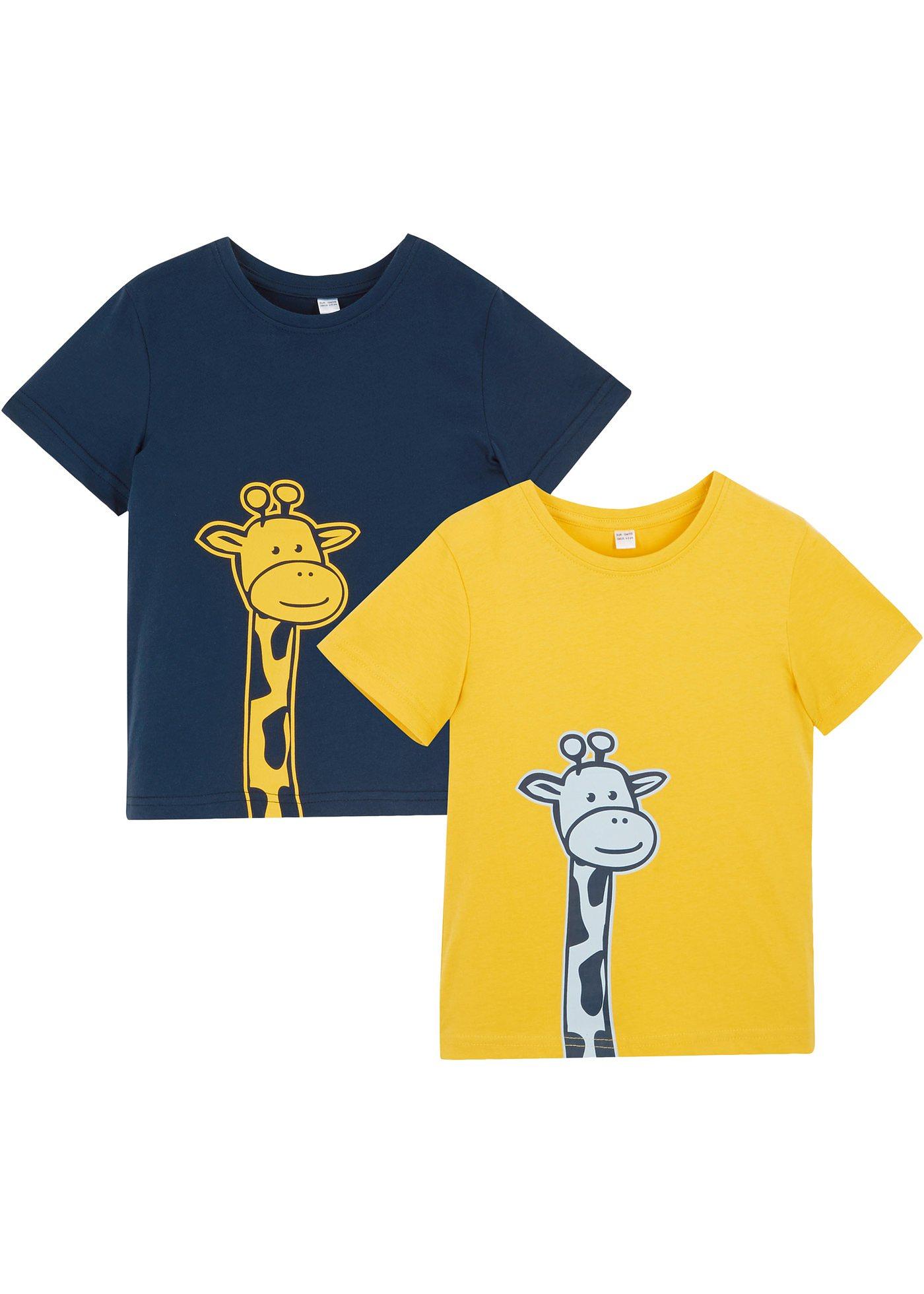 Lot de 2 T-shirts garçon en coton bio