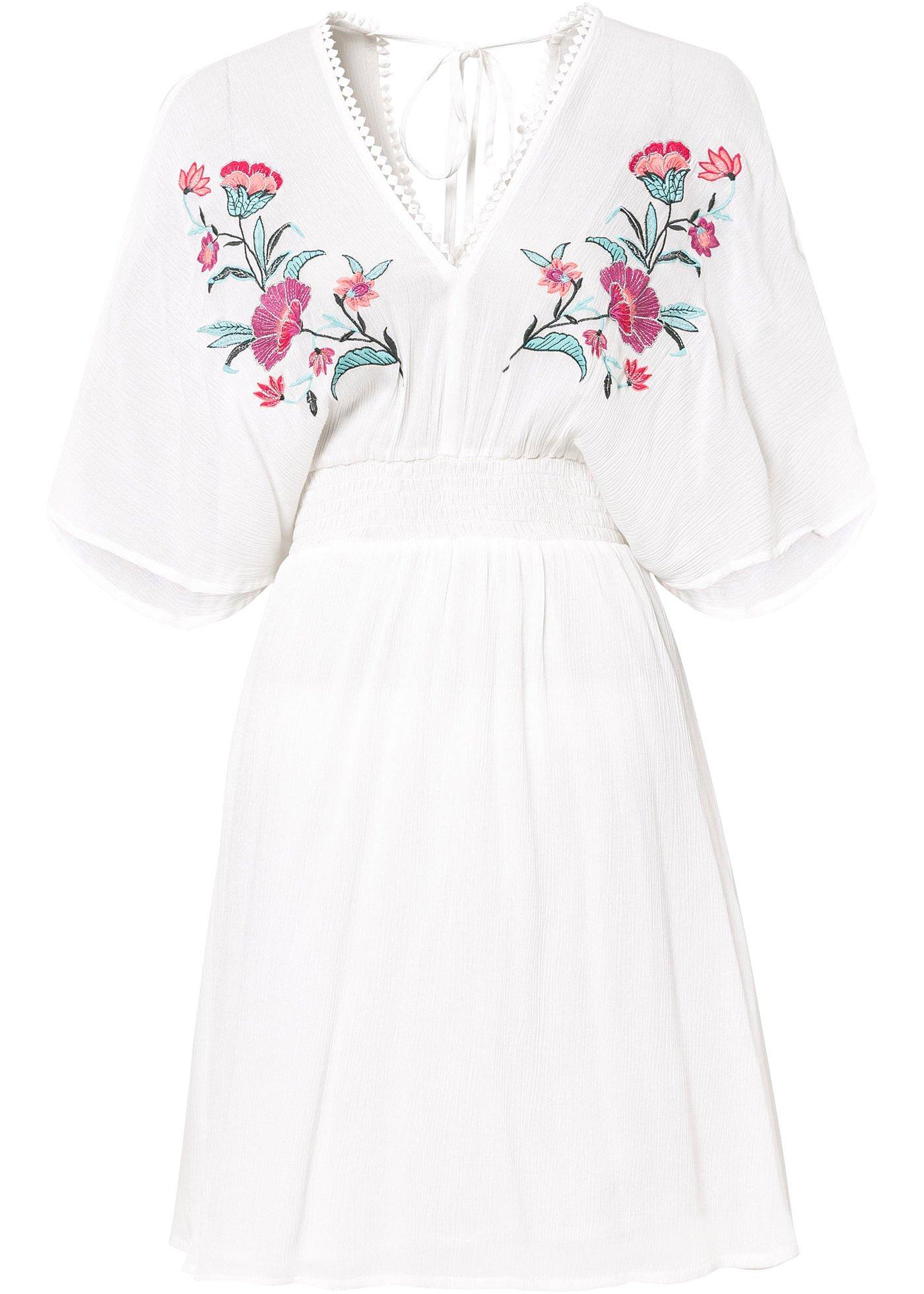 Robe-tunique à broderie