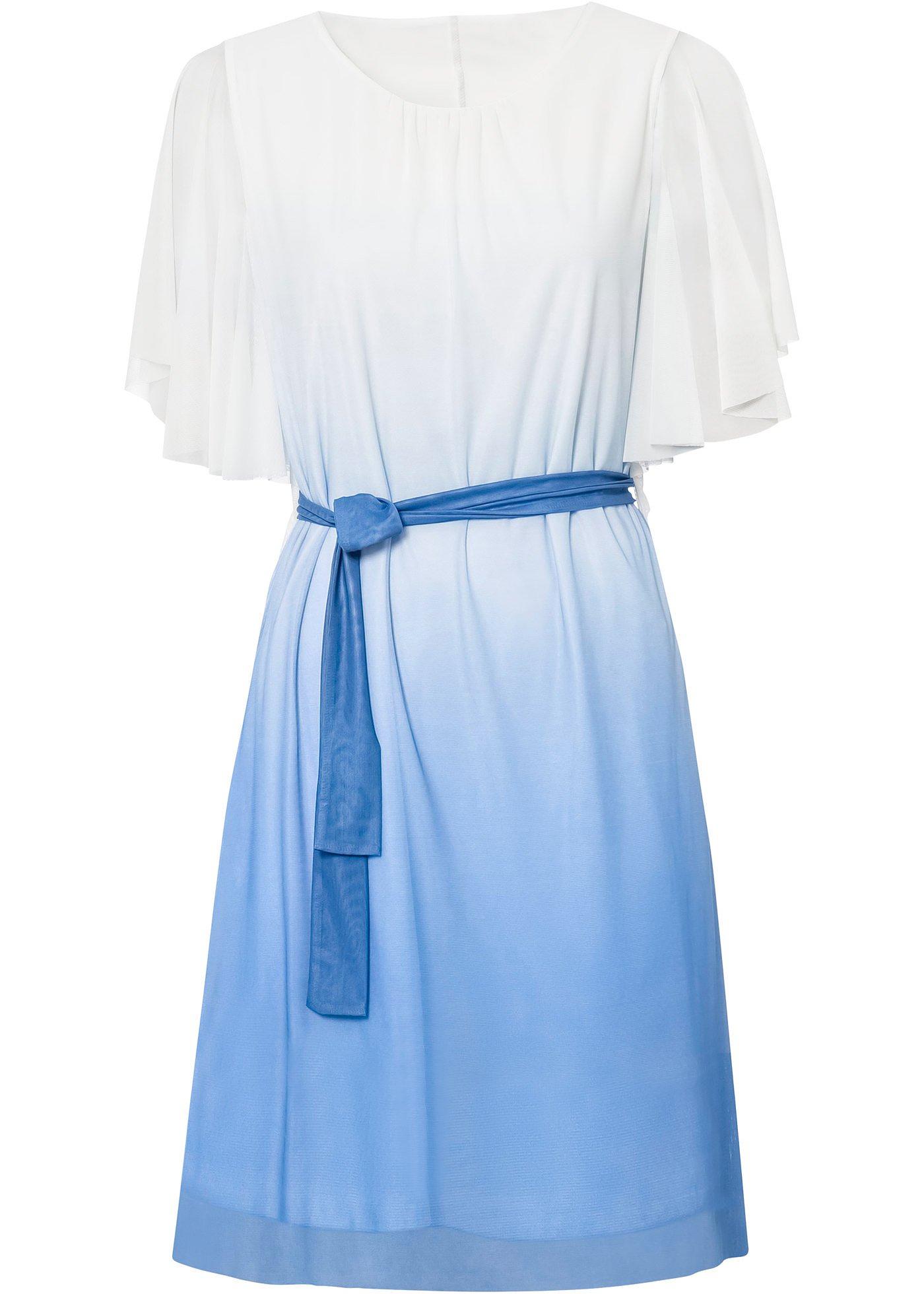 Robe en mesh avec dégradé de couleur