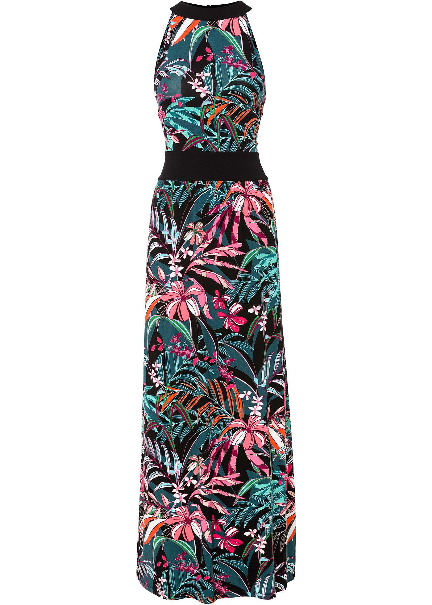 Robe longue imprimée