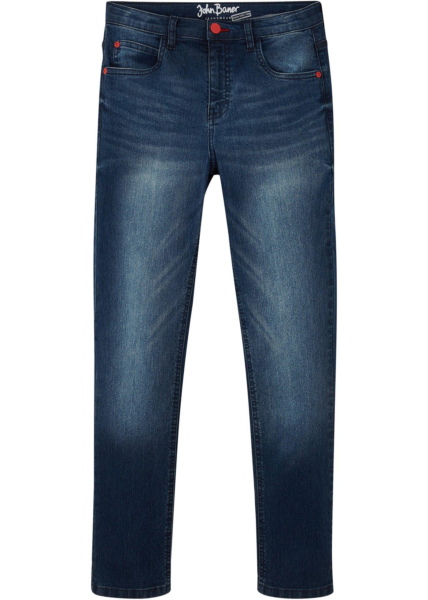 Jean garçon avec délavage cool, Slim Fit