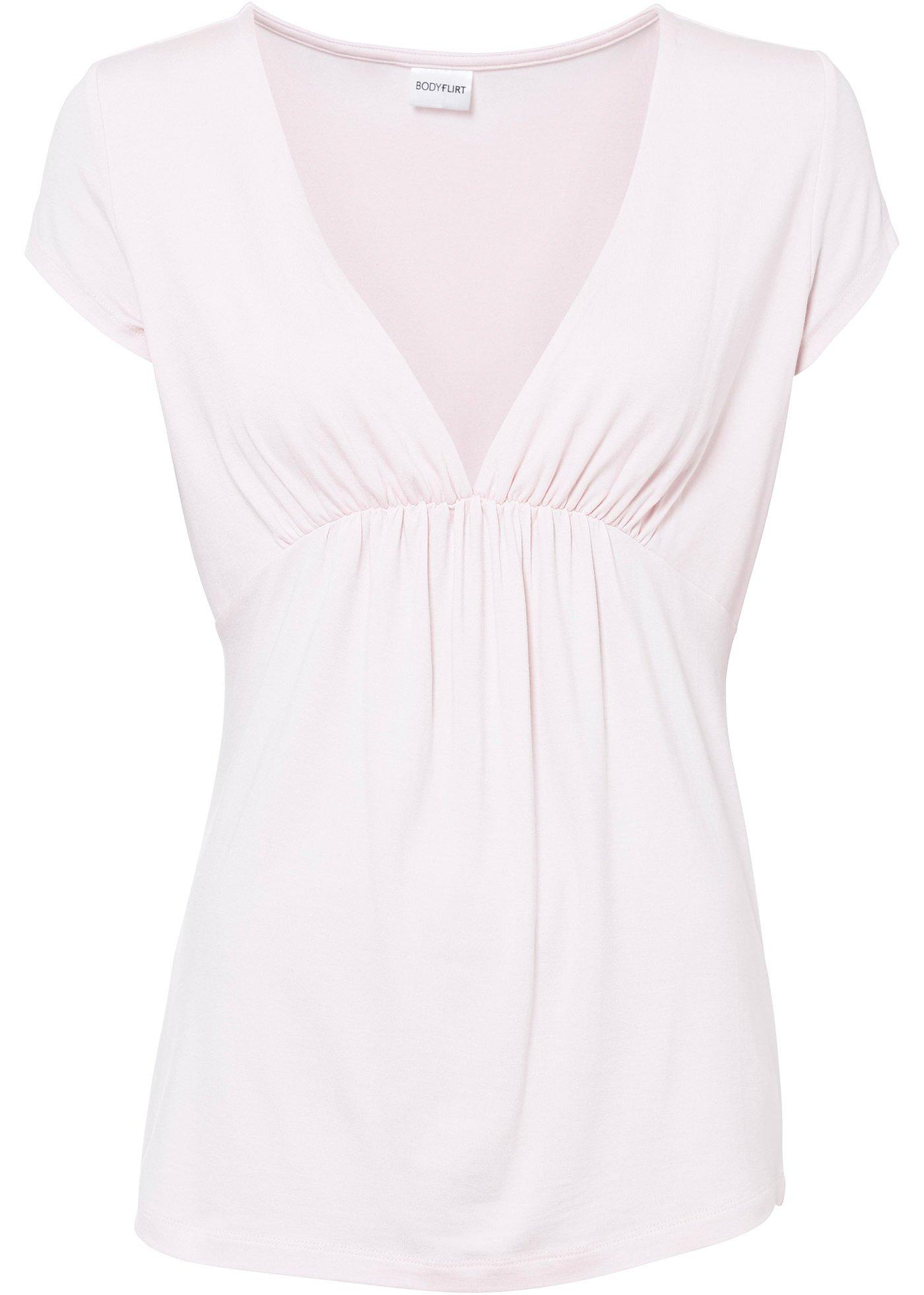 Top à décolleté en V plongeant avec viscose durable