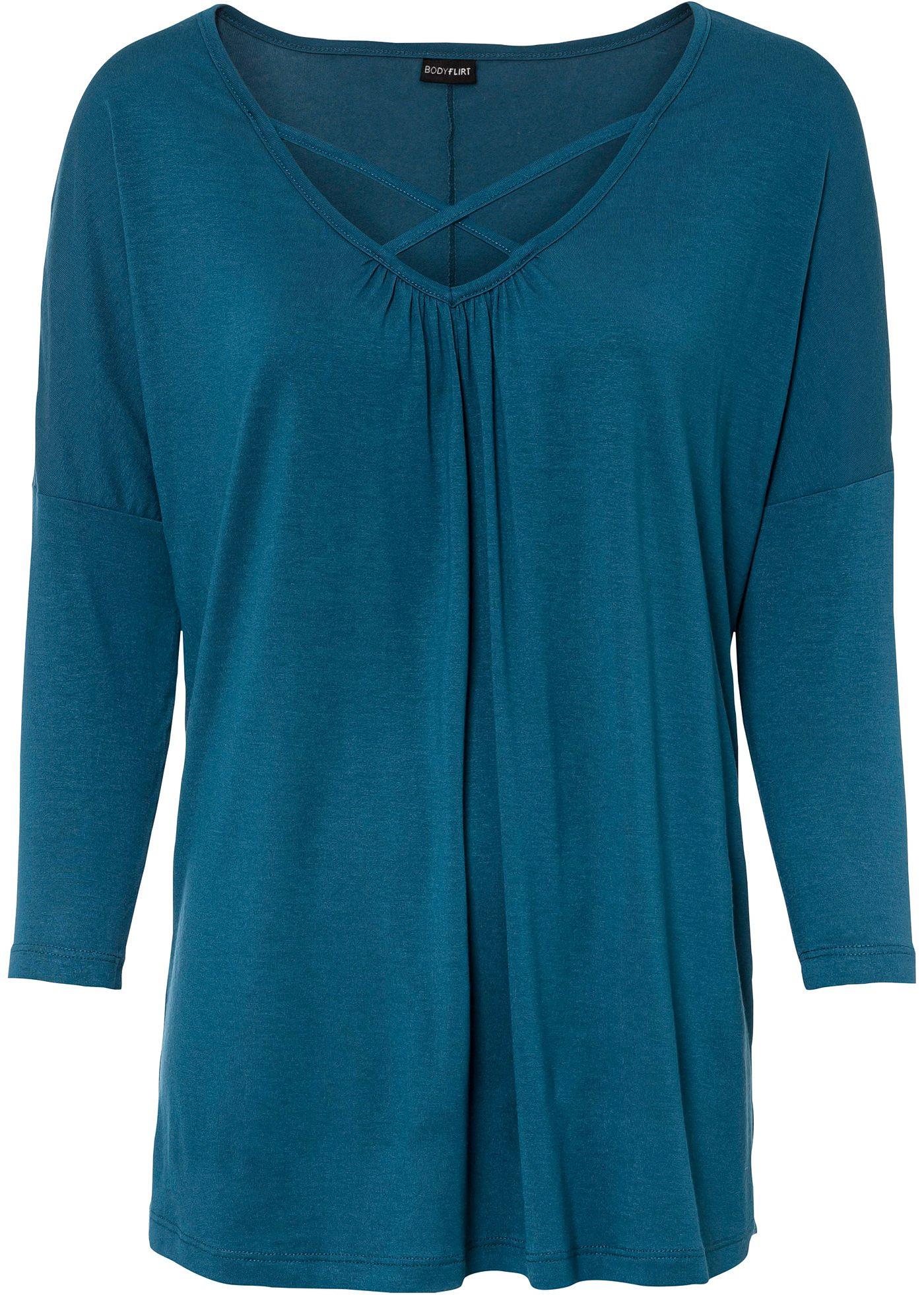 T-shirt avec détail en viscose durable