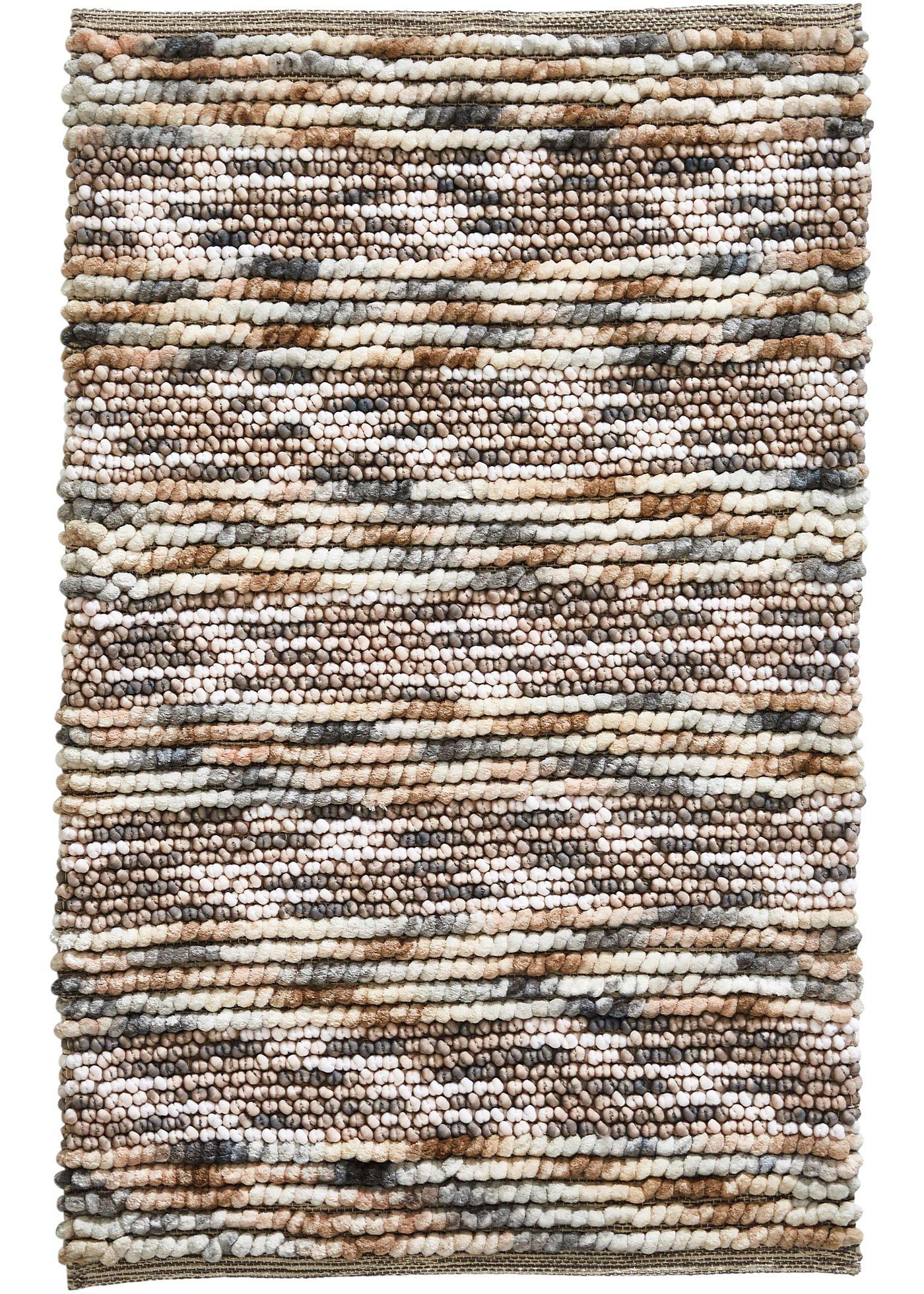 Tapis de salle de bain avec structure