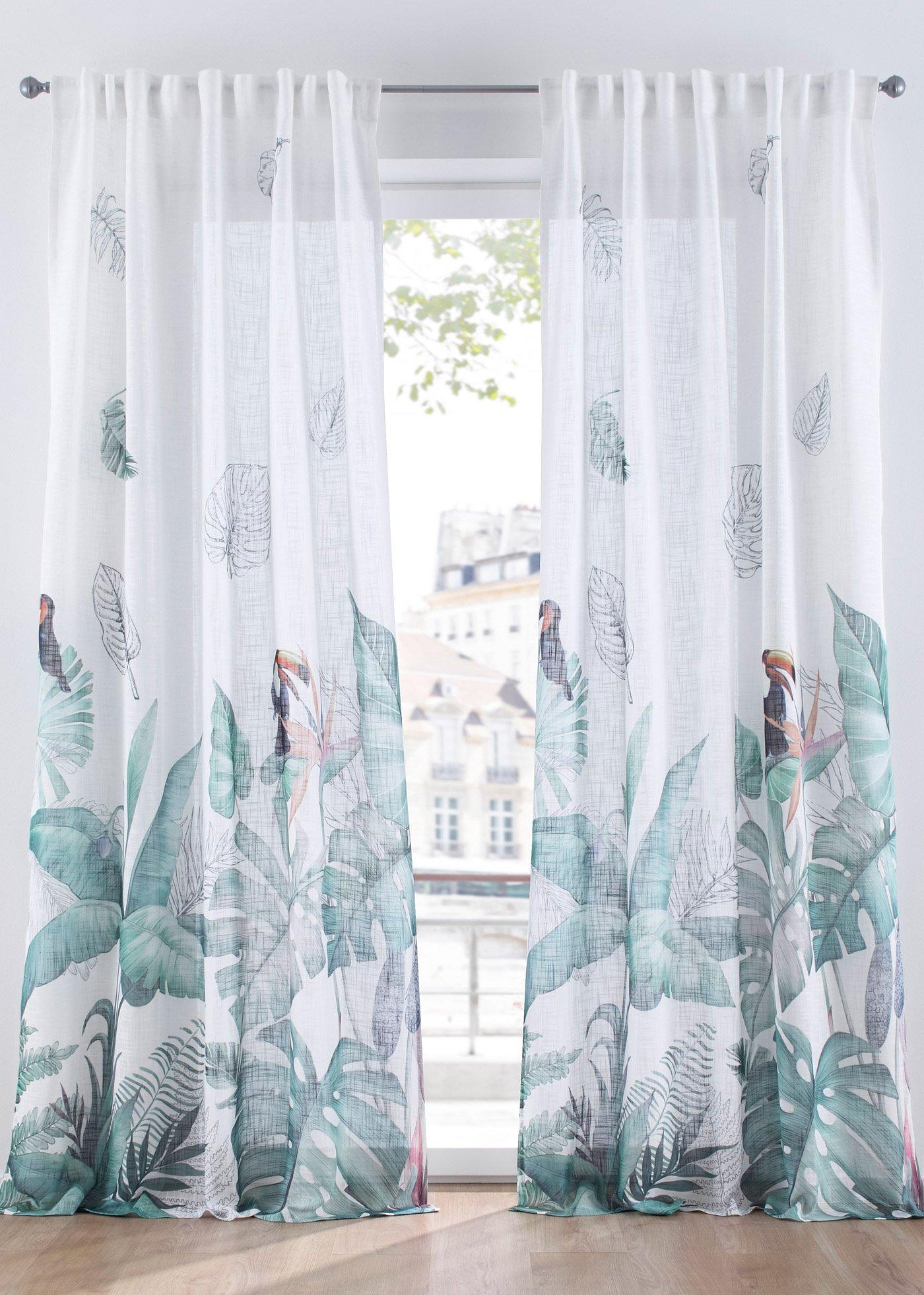 Panneau imprimé végétal (1 pce.)