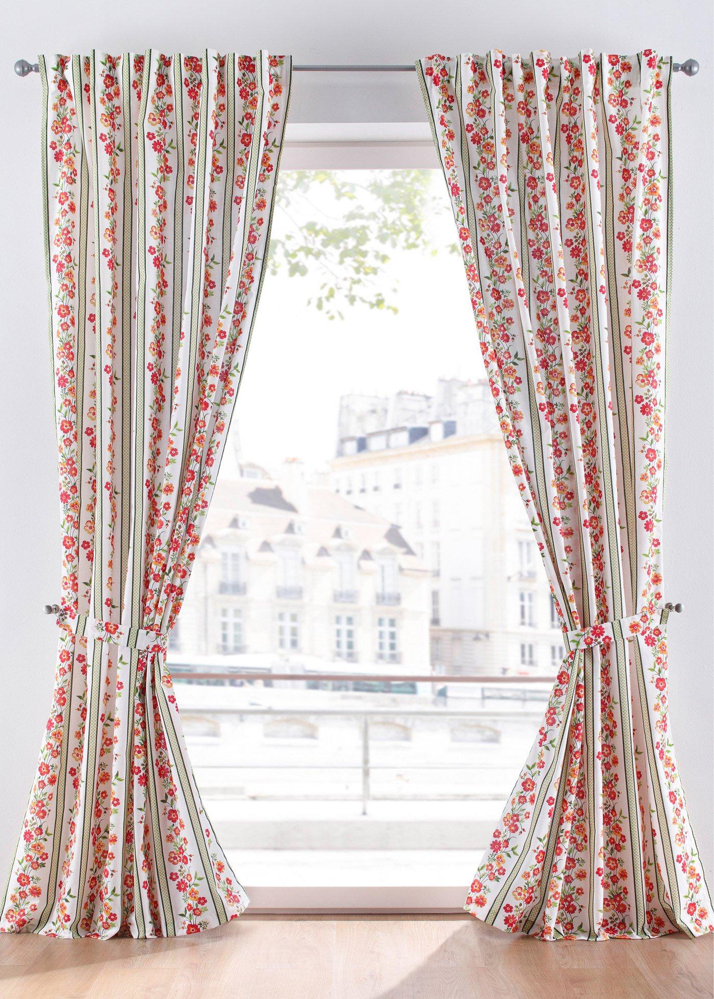 Panneau imprimé avec embrasse (1 pce.)