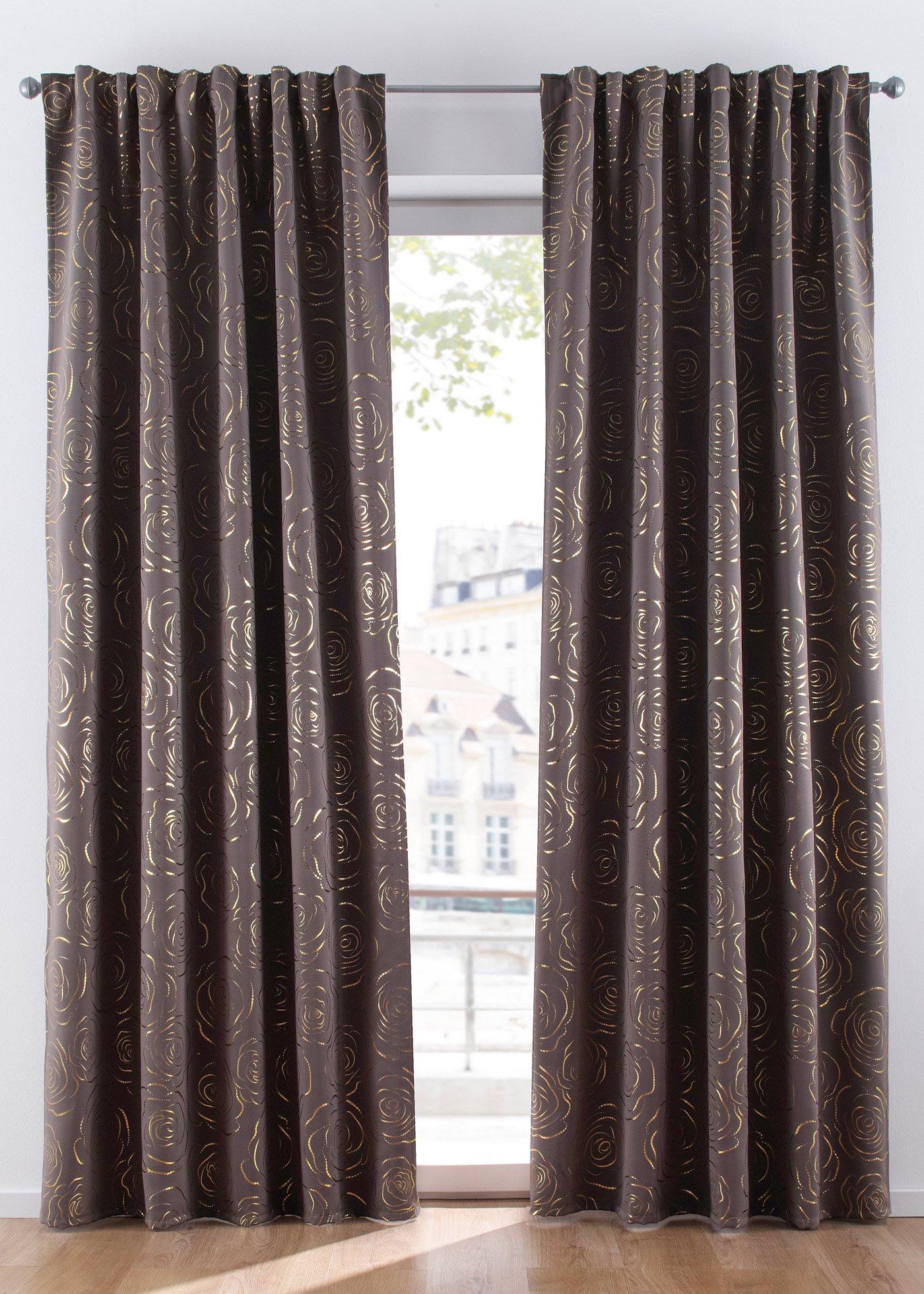 Panneau occultant à imprimé brillant (1 pce.)