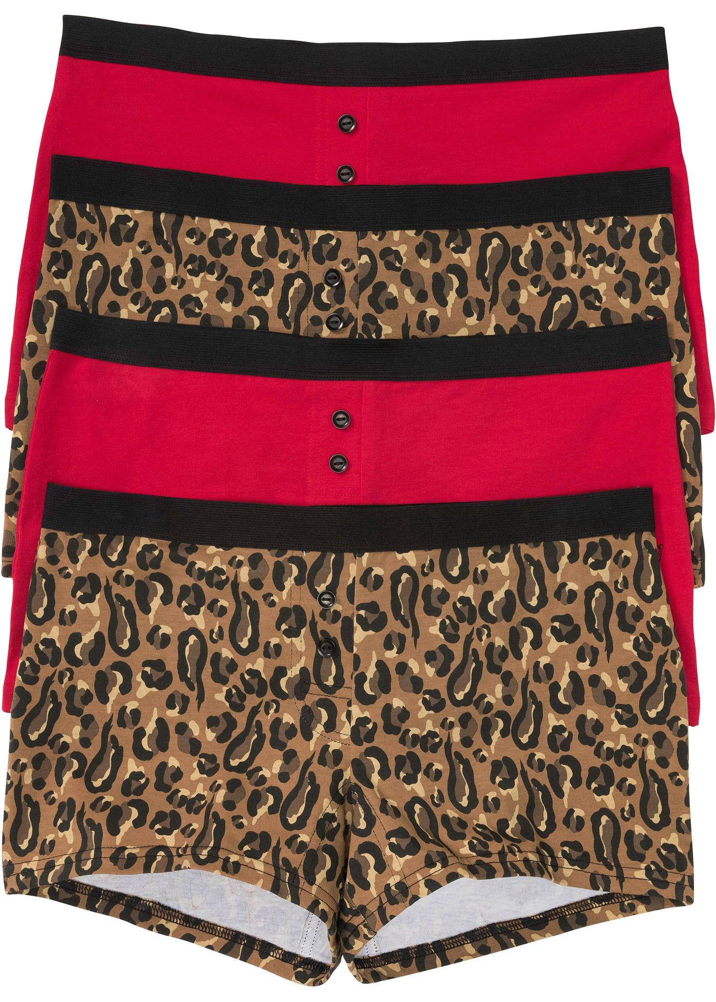 Lot de 4 boxers femme