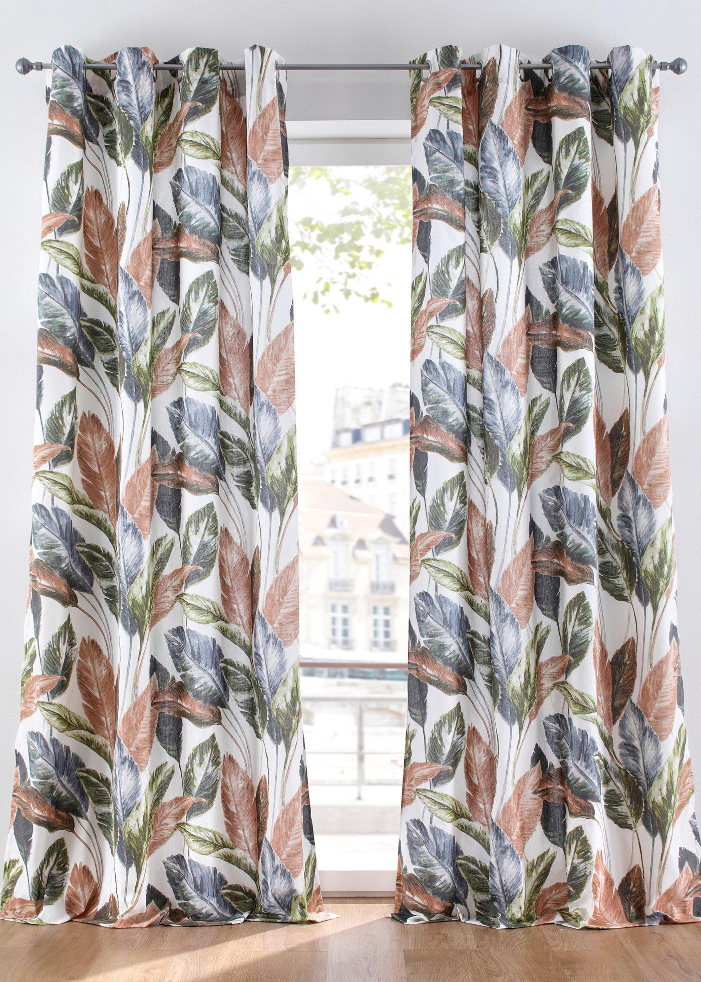 Panneau à imprimé feuillage (1 pce.)