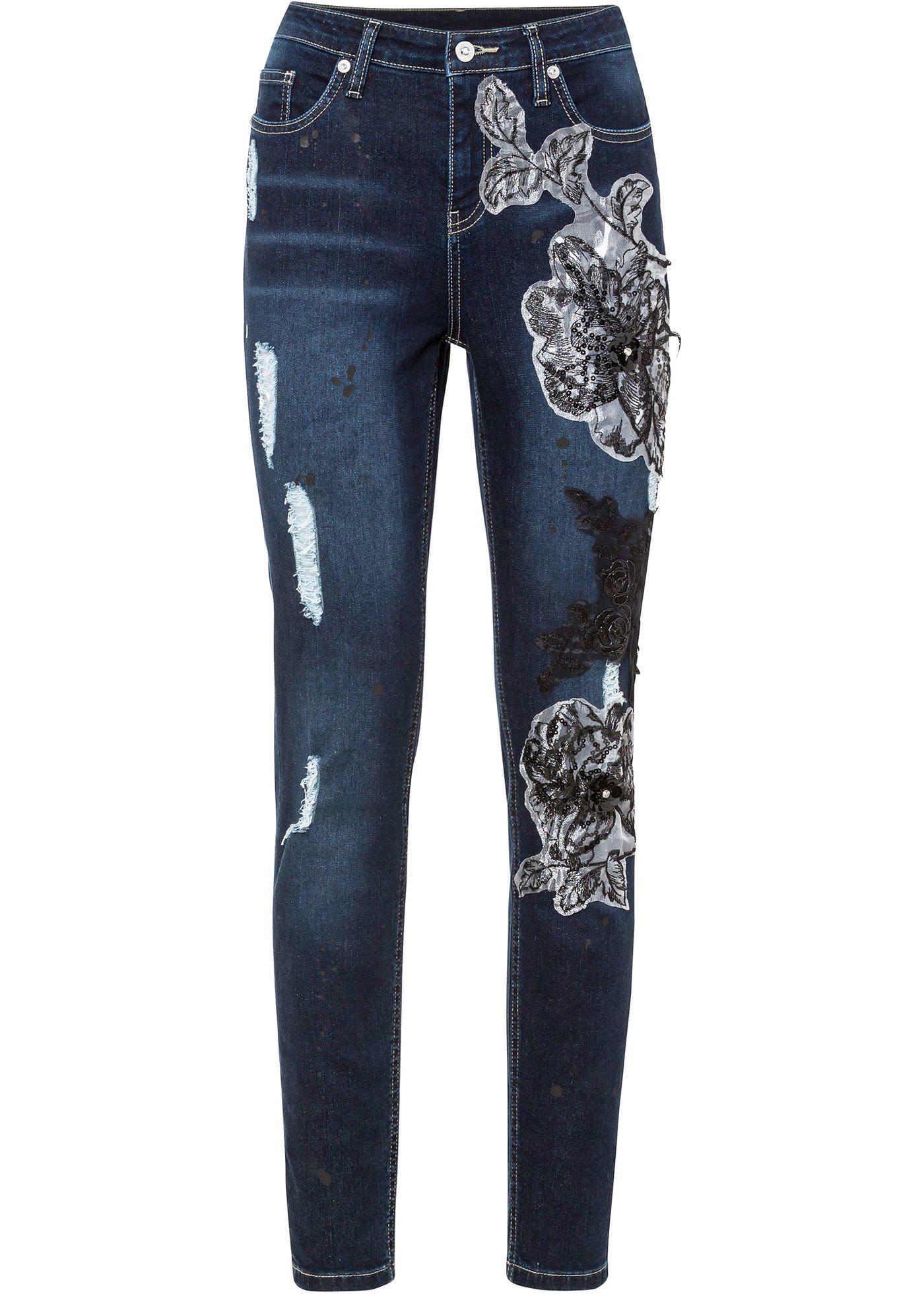 Jean Skinny avec application