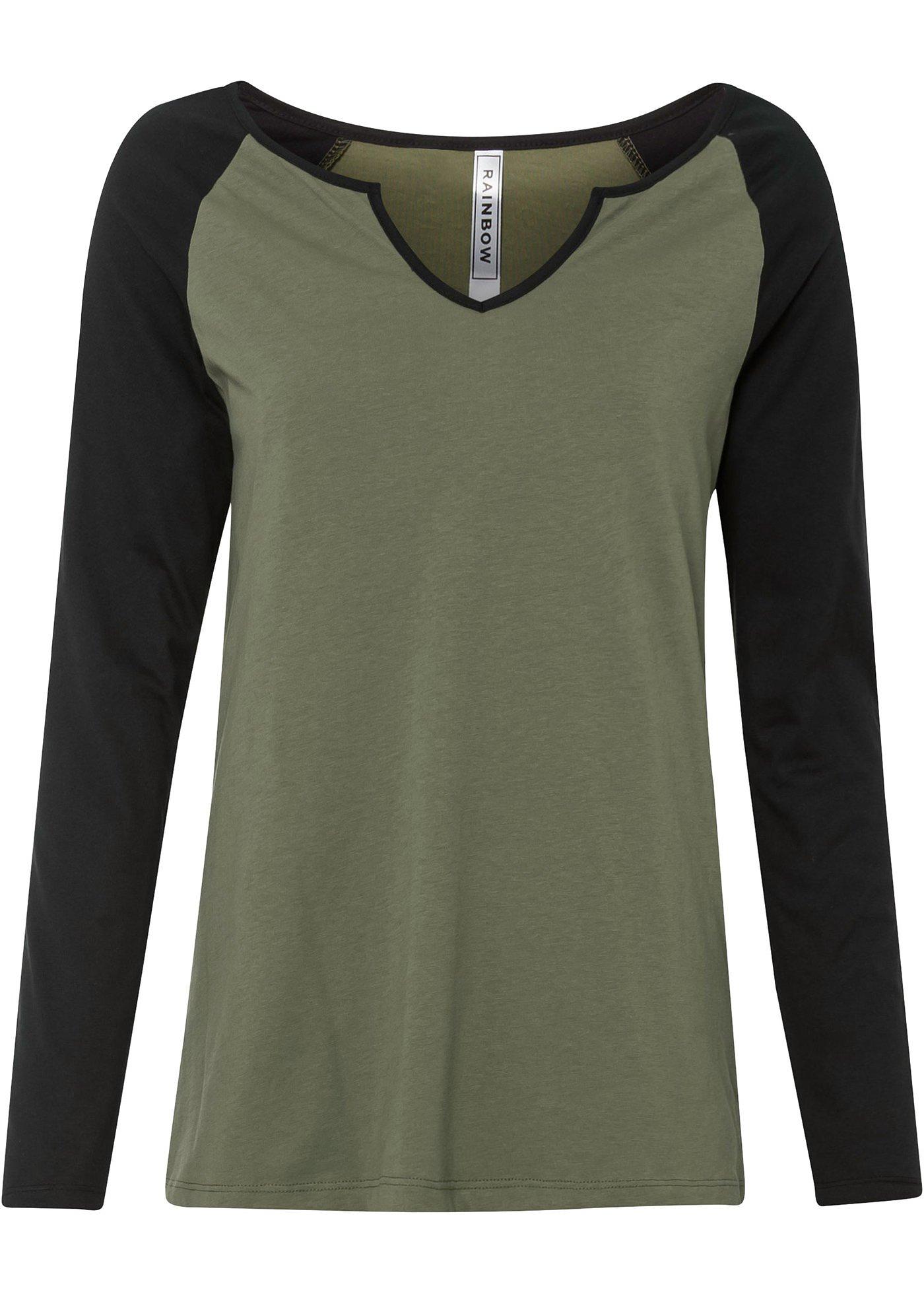 T-shirt manches longues color block