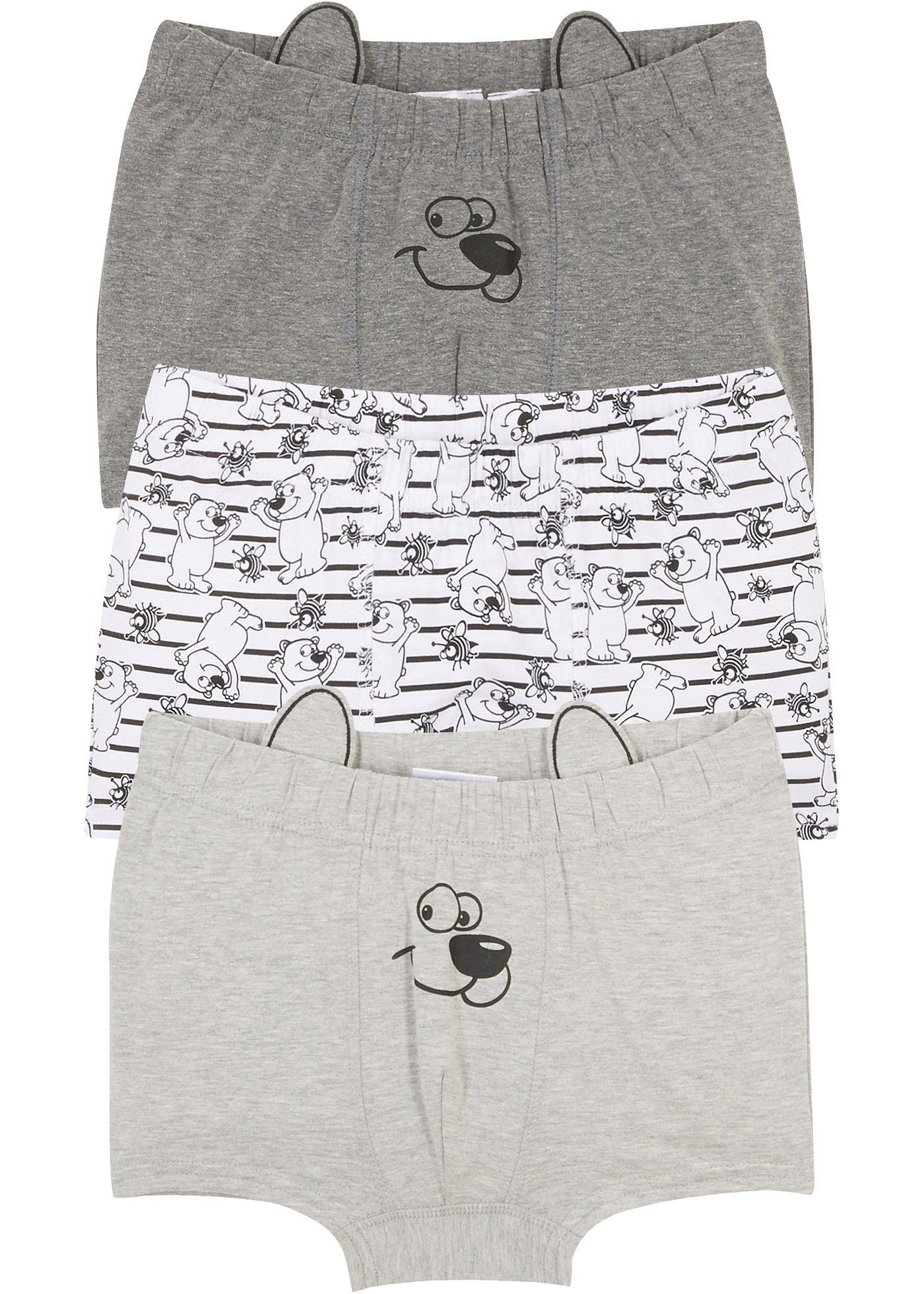 Lot de 3 boxers garçon en coton bio