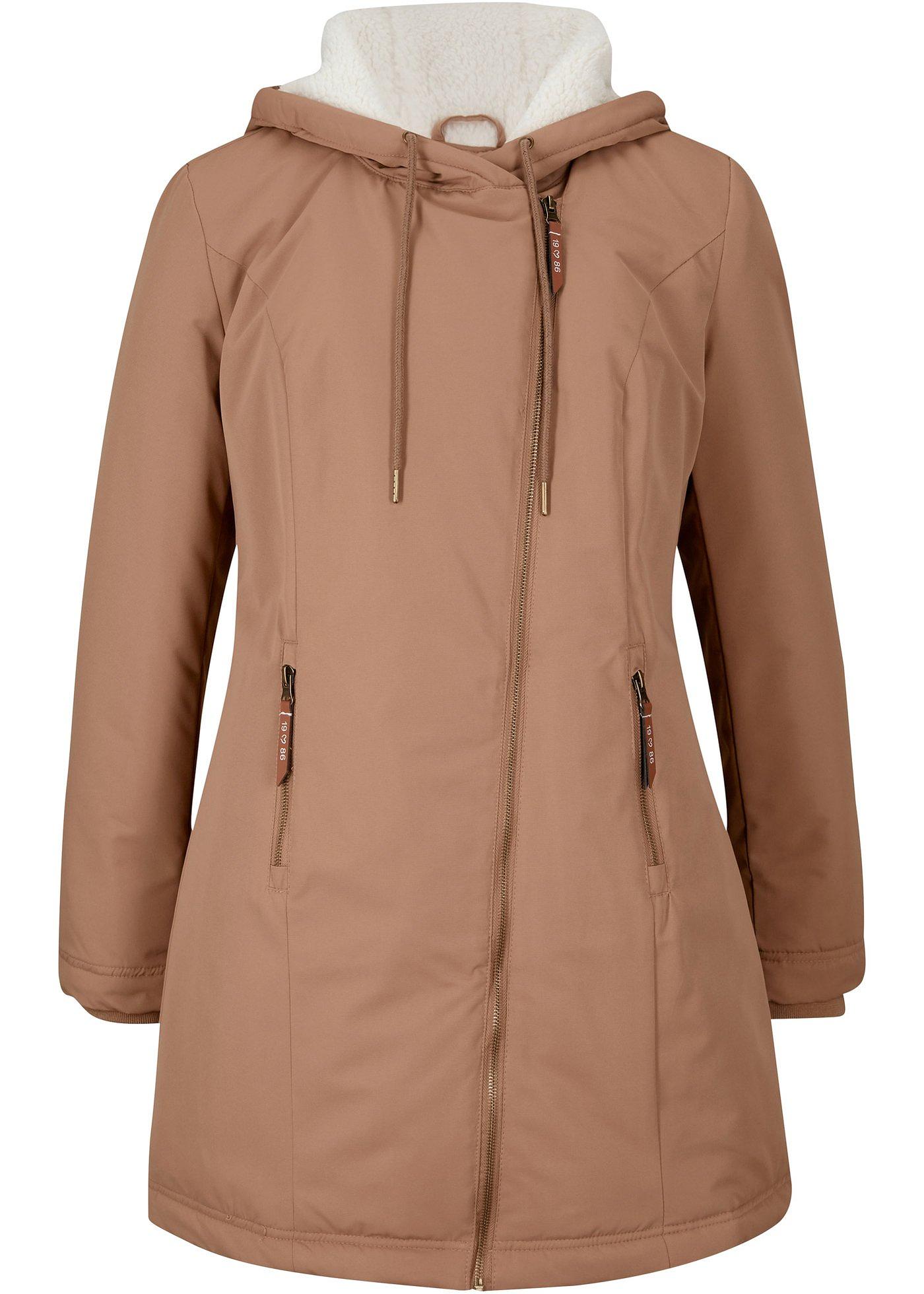 Veste avec fourrure peluche, doublure