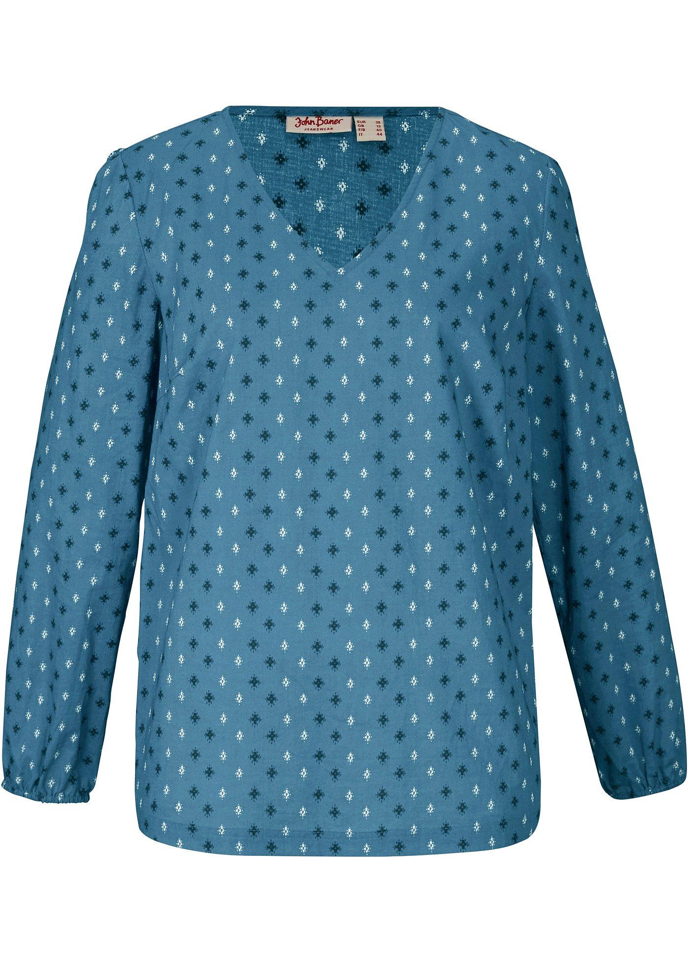 Tunique manches longues, imprimée