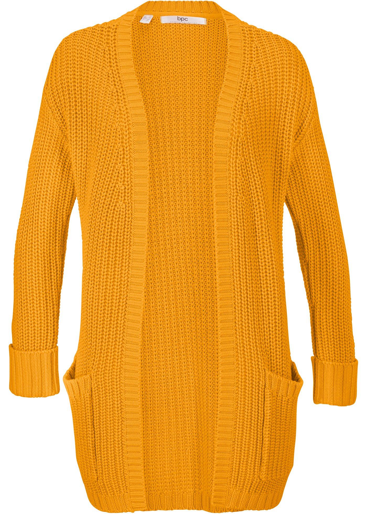 Gilet en grosse maille avec poches plaquées