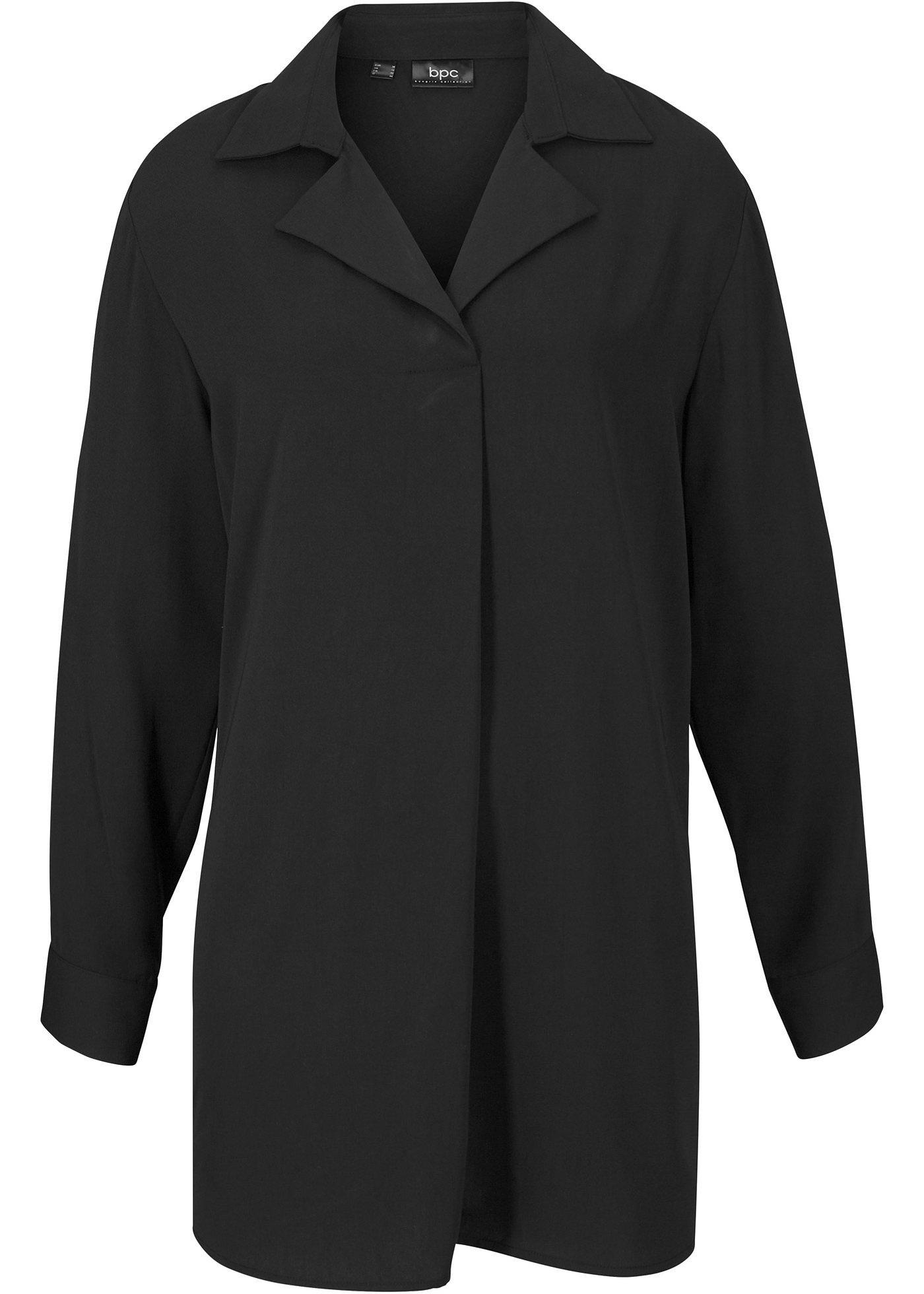 Chemisier long en crêpe