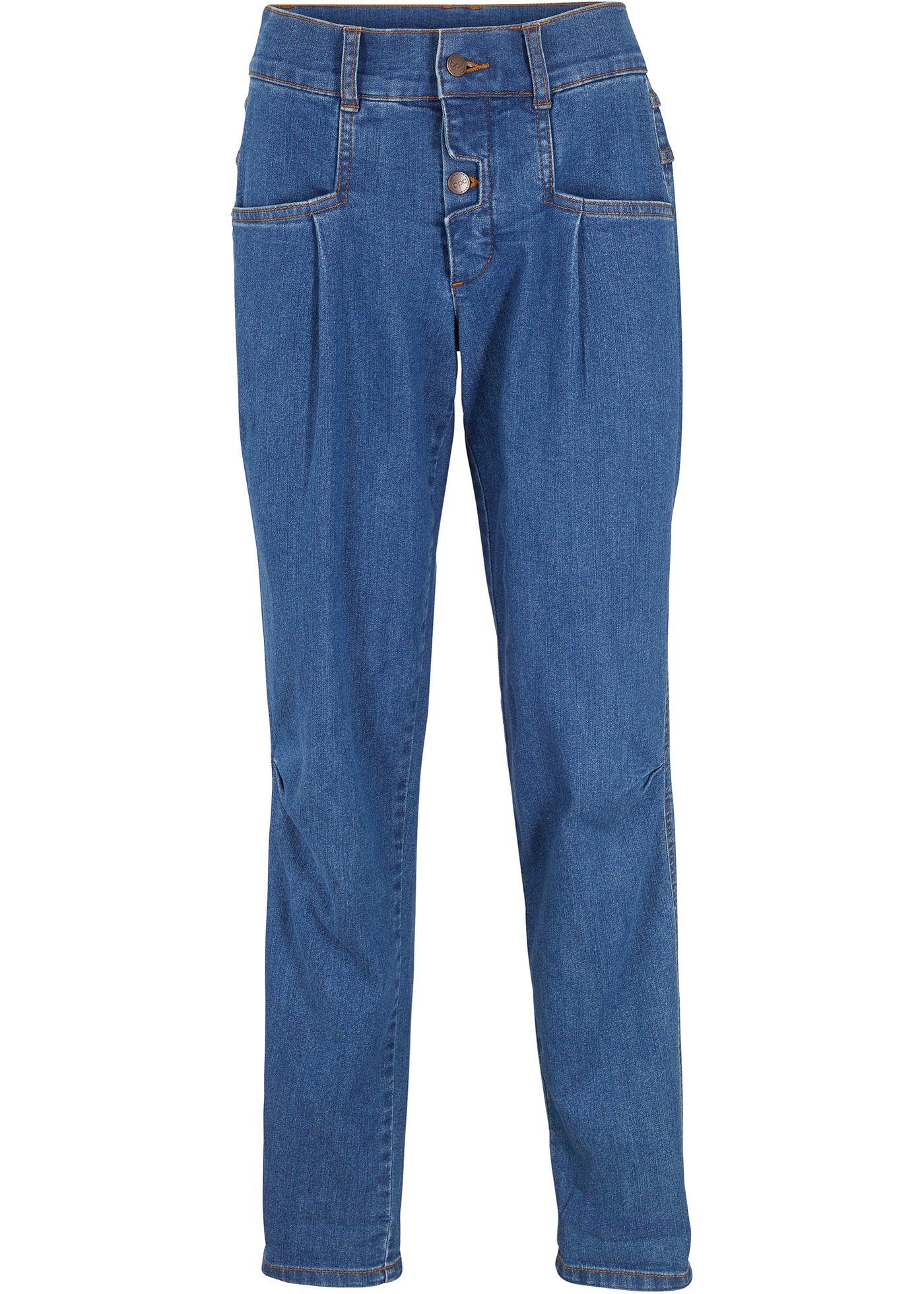 Jean extensible avec taille confortable, Loose Fit