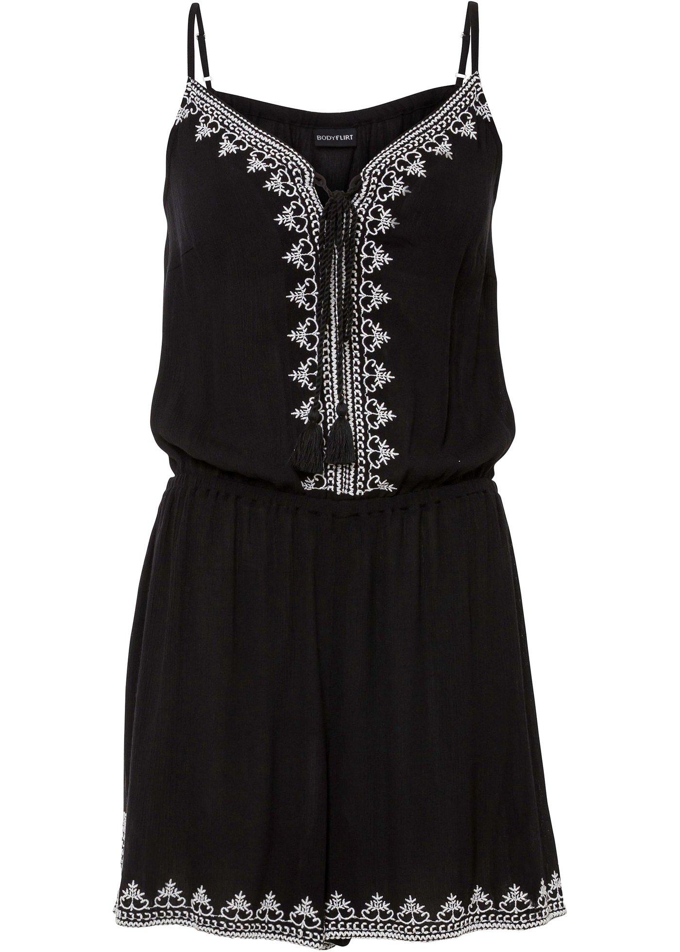 Combi-short à broderie