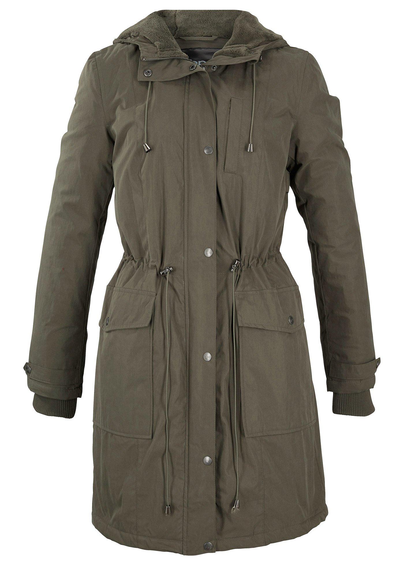 Parka longue avec doublure peluche