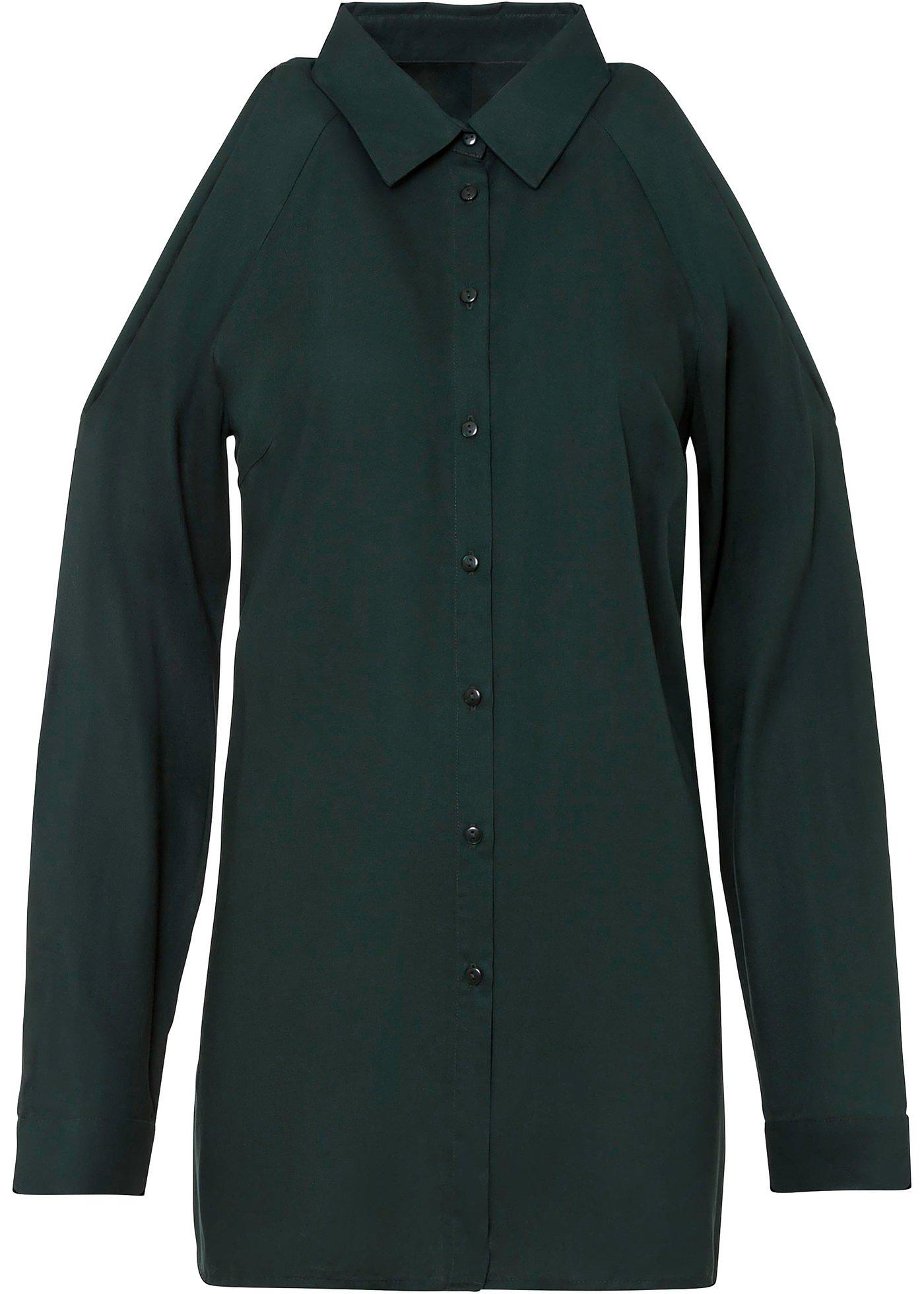 Chemisier avec découpes en viscose durable