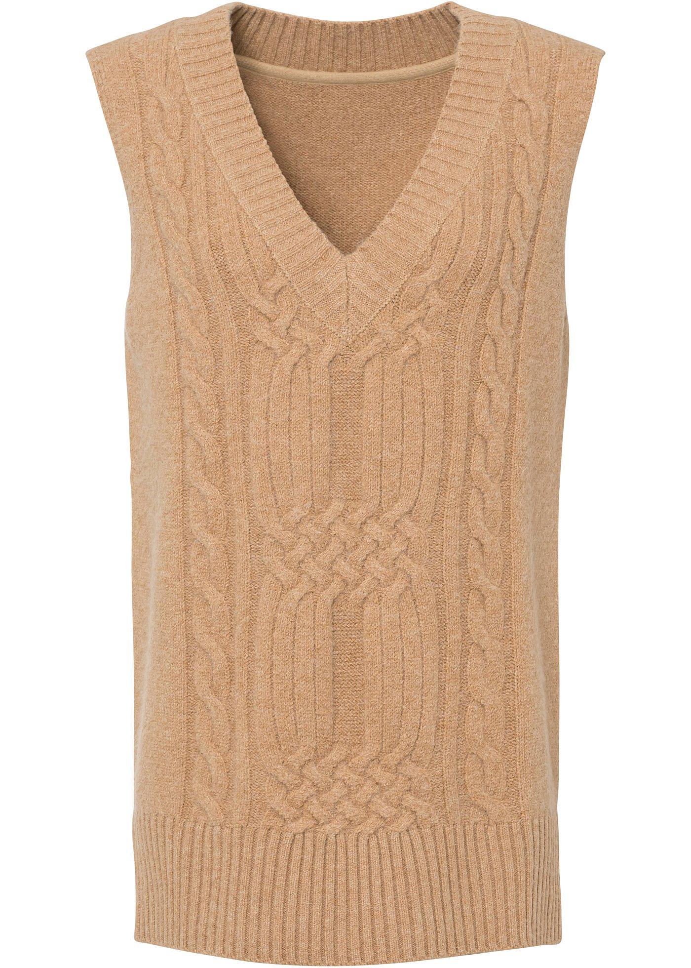 Pull sans manches avec polyester recyclé