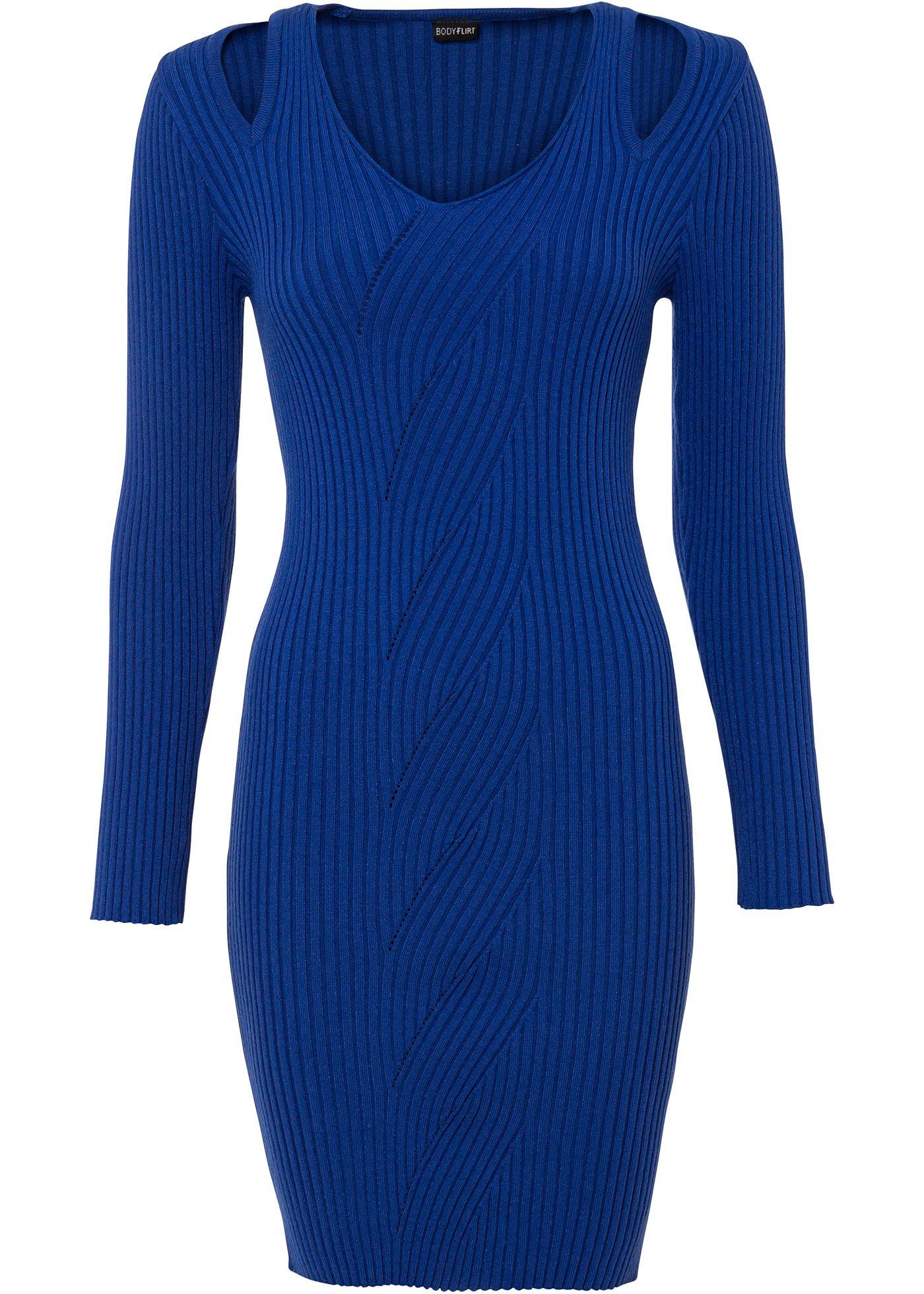 Robe en maille à découpes