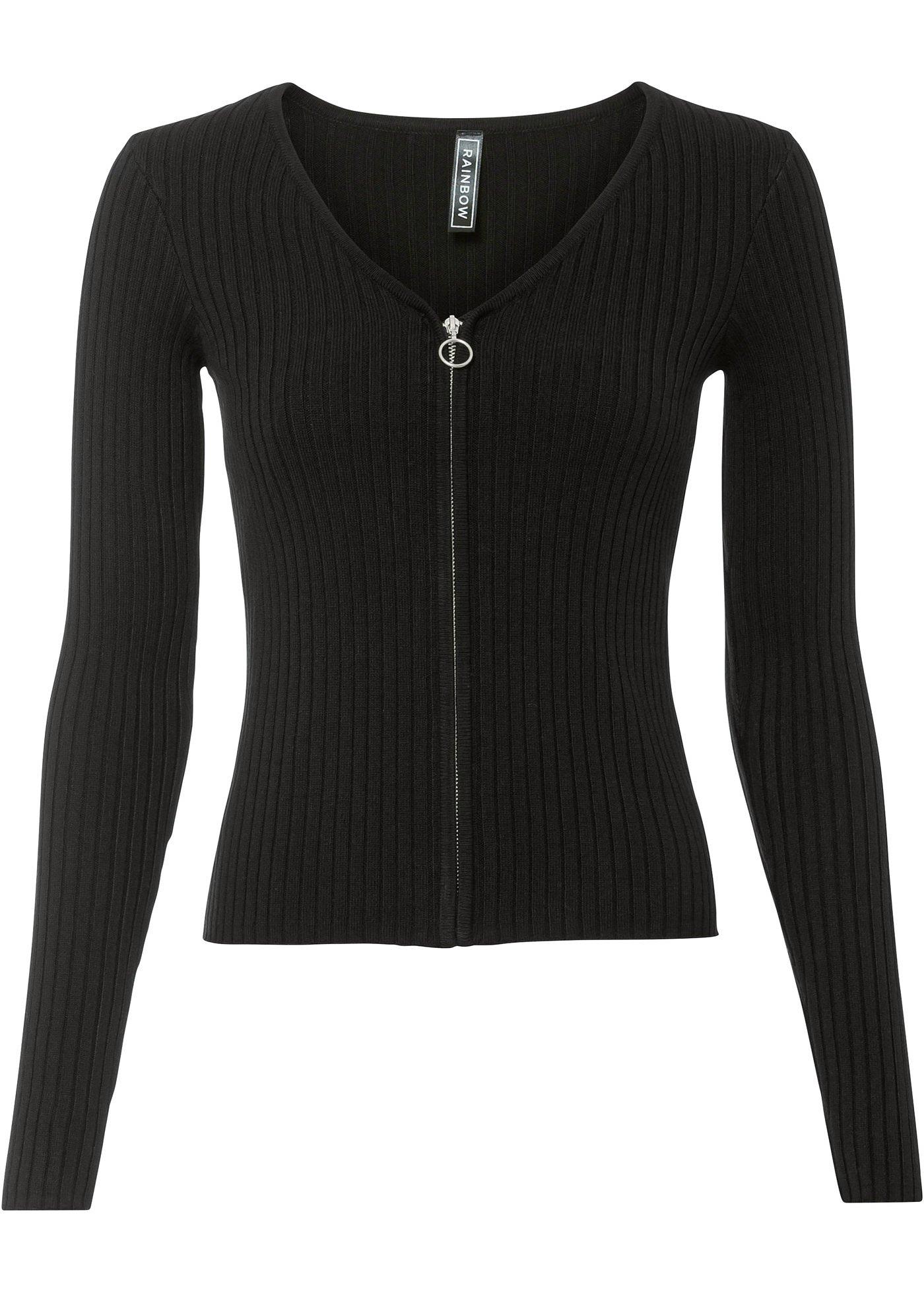 Gilet en maille côtelé avec viscose durable