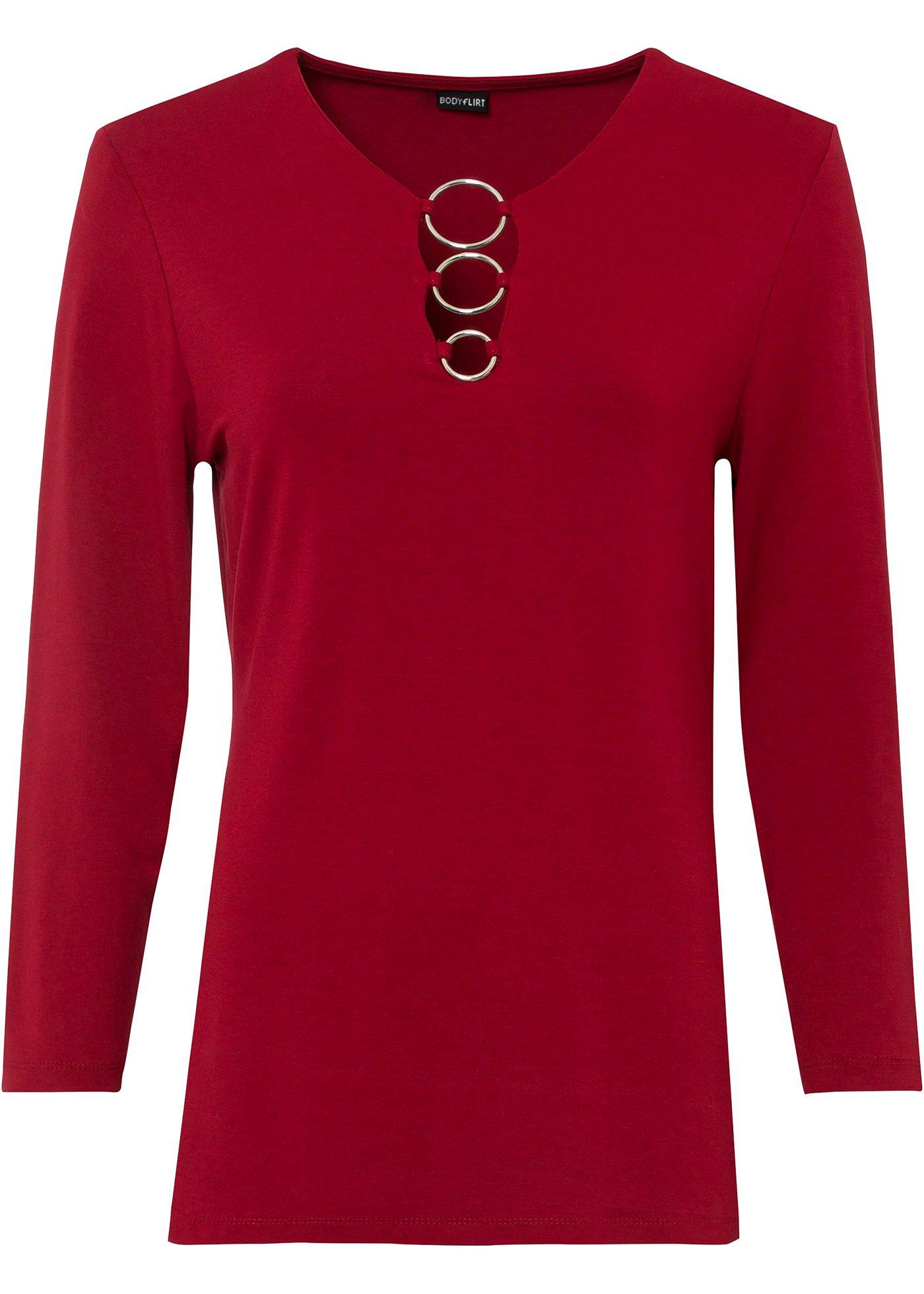 T-shirt avec anneaux