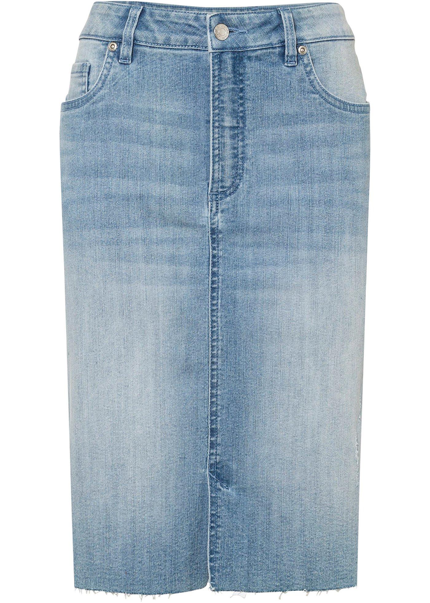 Jupe en jean avec fente