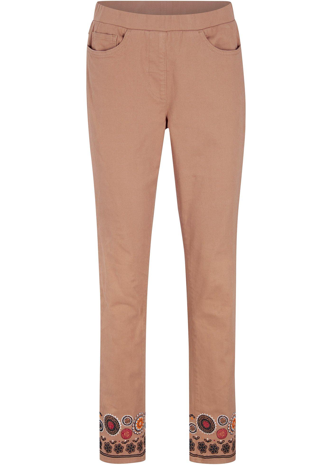 Tregging avec taille confortable et imprimé mandala