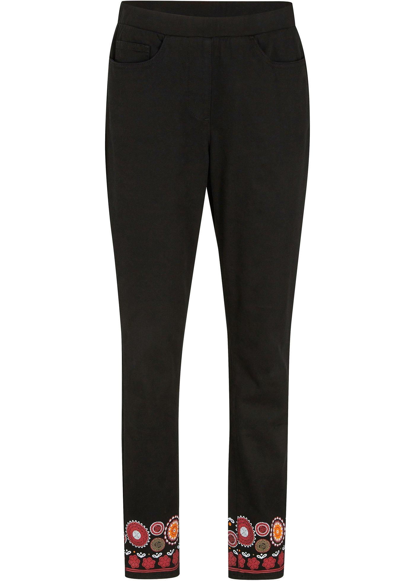 Tregging avec taille confortable et imprimé mandala