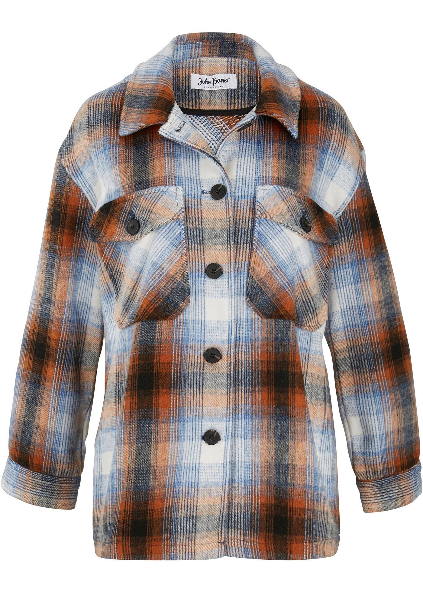 Surchemise de mi-saison à carreaux