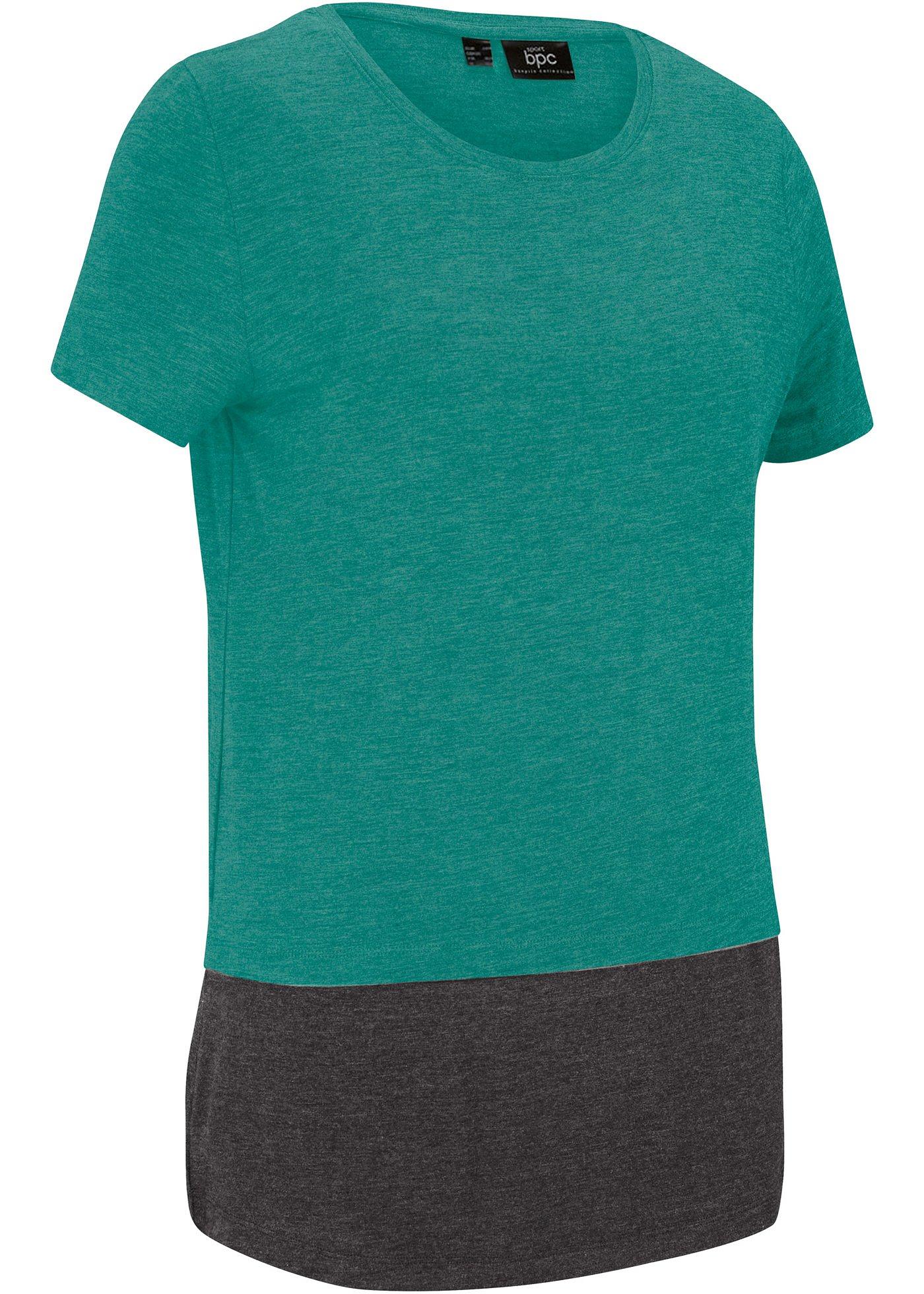 T-shirt de sport avec viscose durable, manches courtes