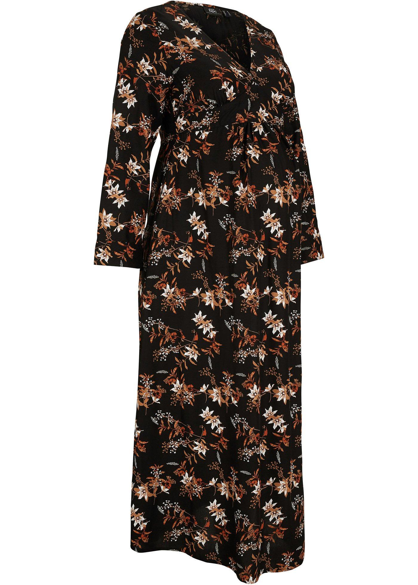 Robe de grossesse longueur midi en LENZING™ ECOVERO™