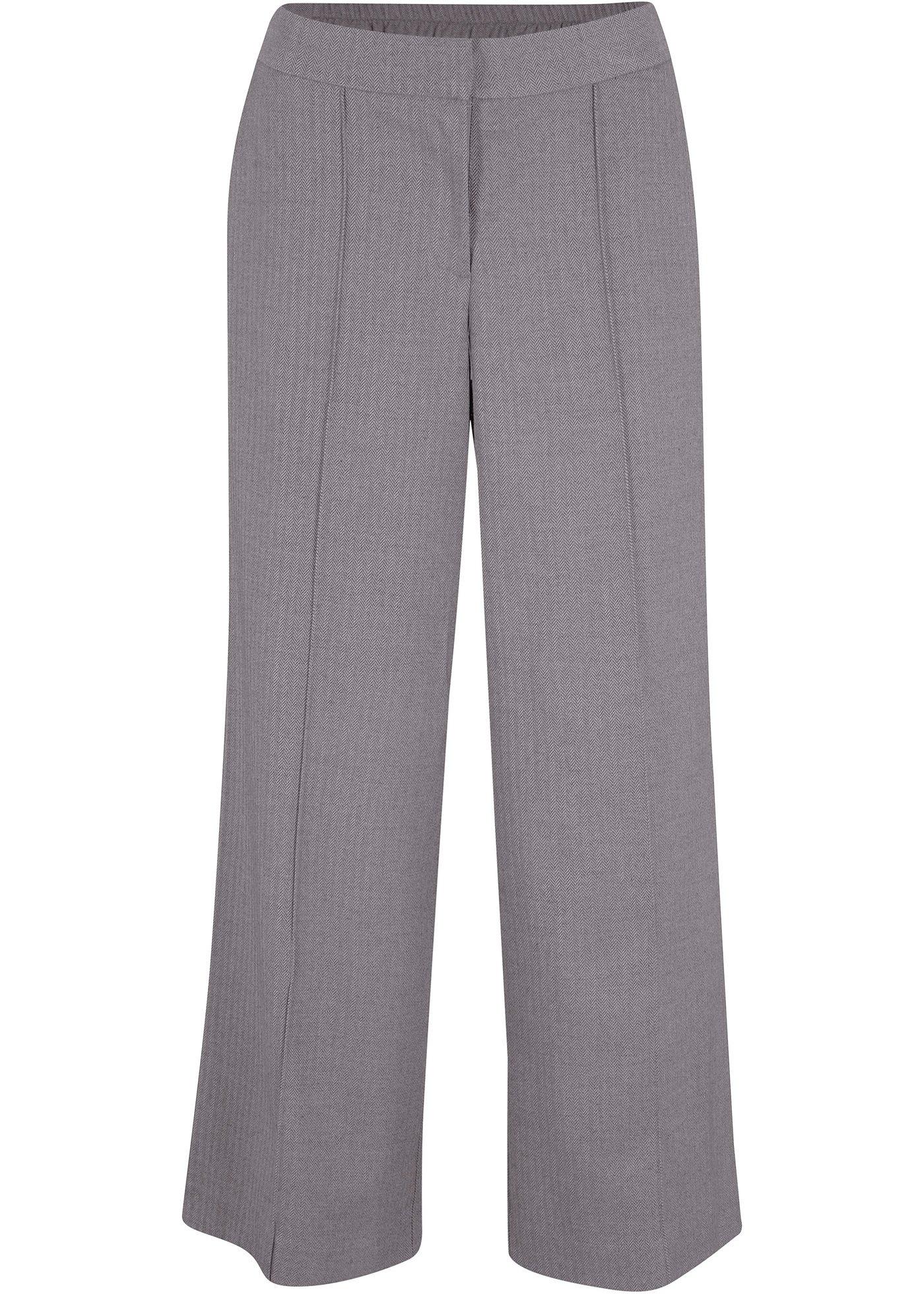 Jupe-culotte à motif chevron