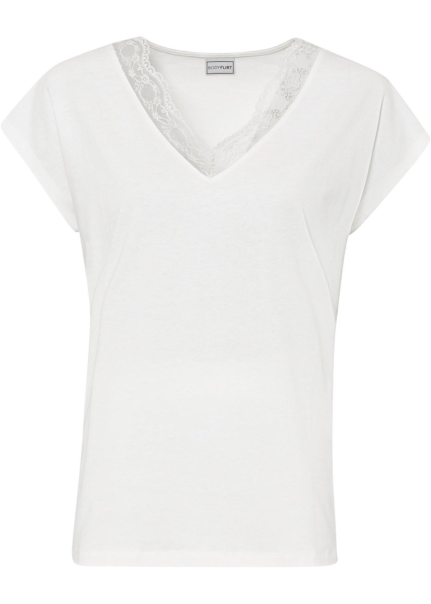 T-shirt à dentelle