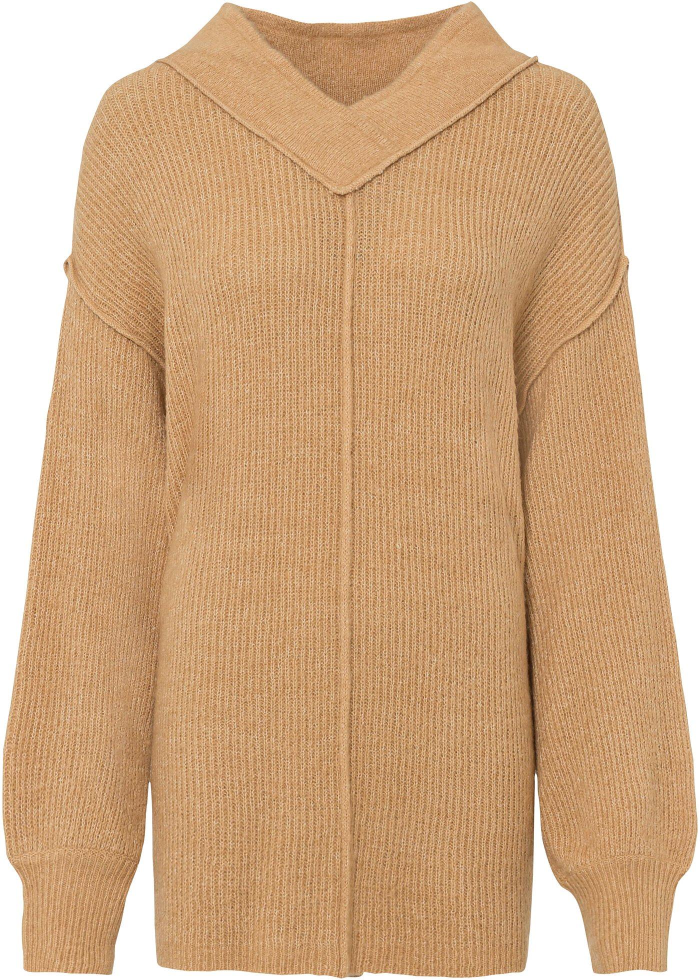 Pull en maille à manches ballon