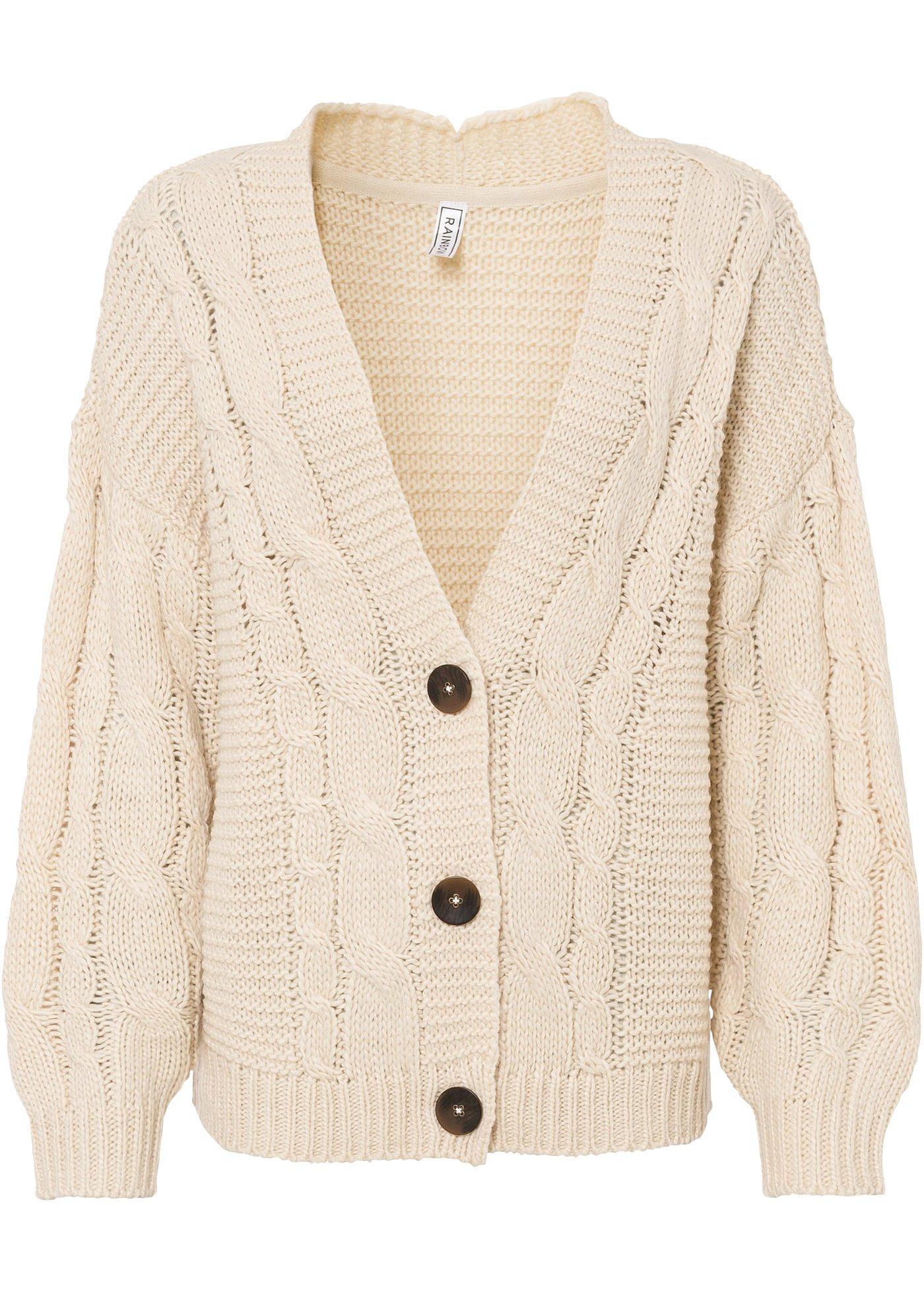 Gilet en maille torsadée