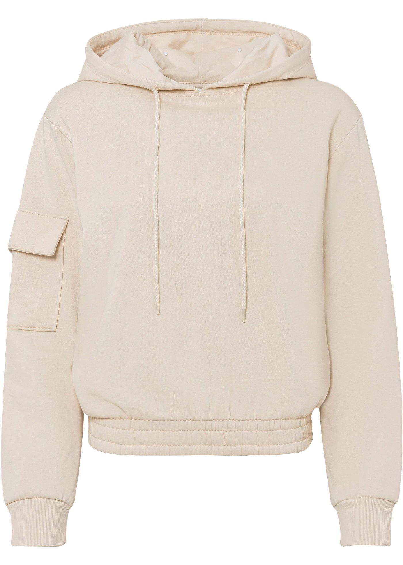 Sweat-shirt raccourci à capuche