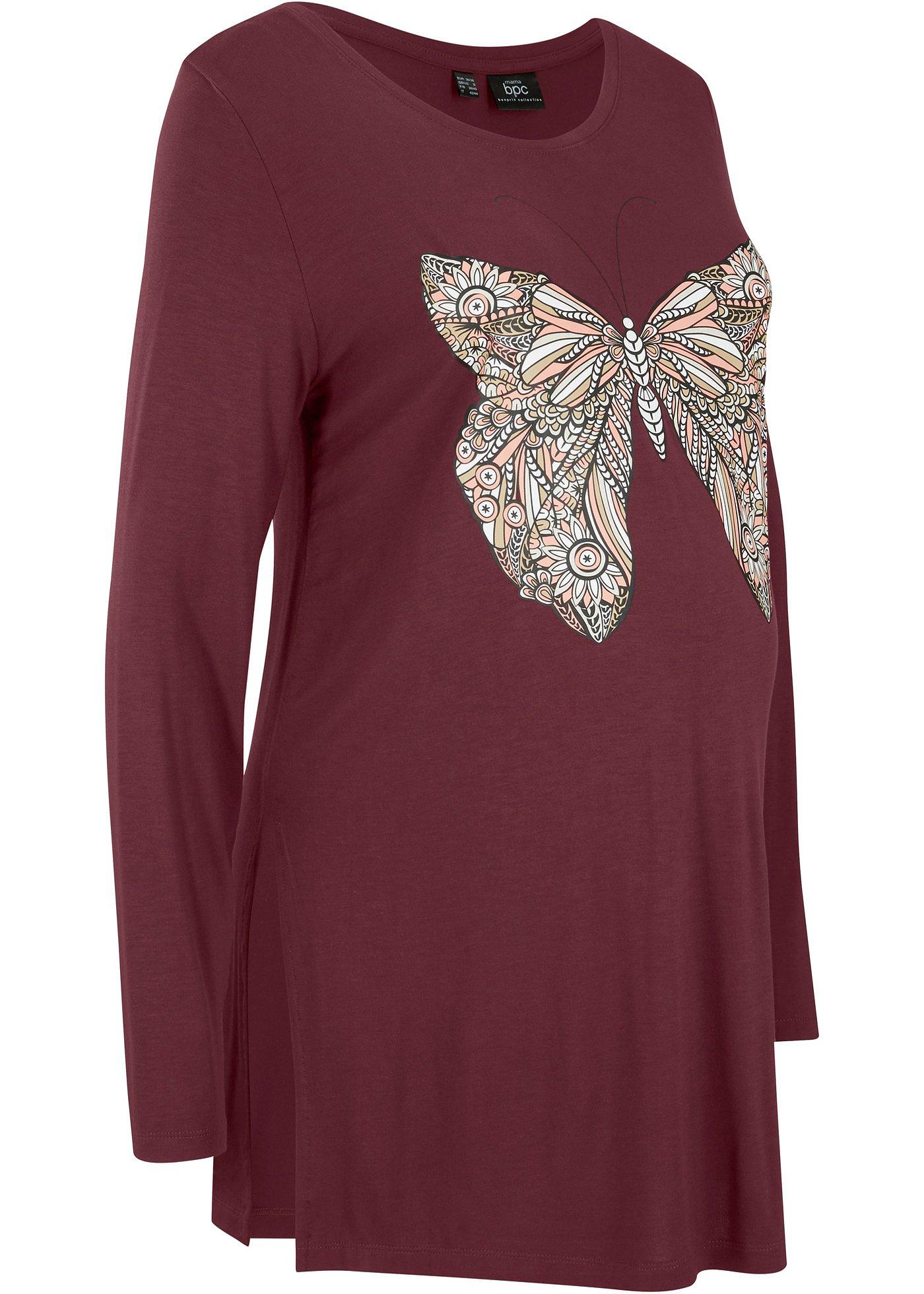 T-shirt long de grossesse avec LENZING™ ECOVERO™