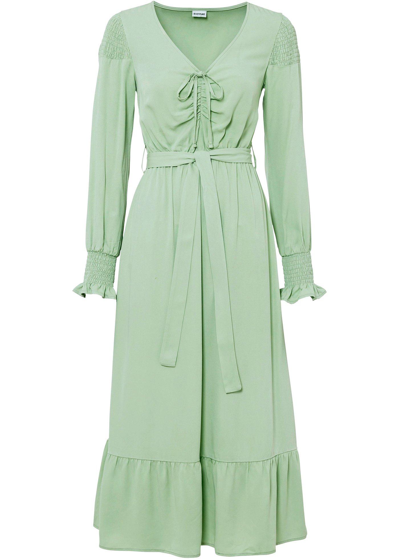 Robe-chemise avec ceinture à nouer