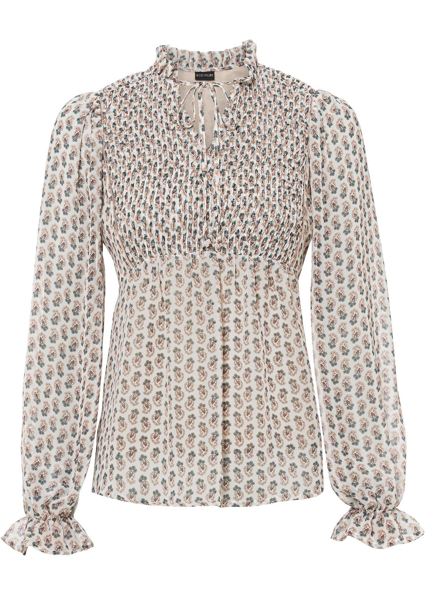 Blouse ample avec lien à nouer