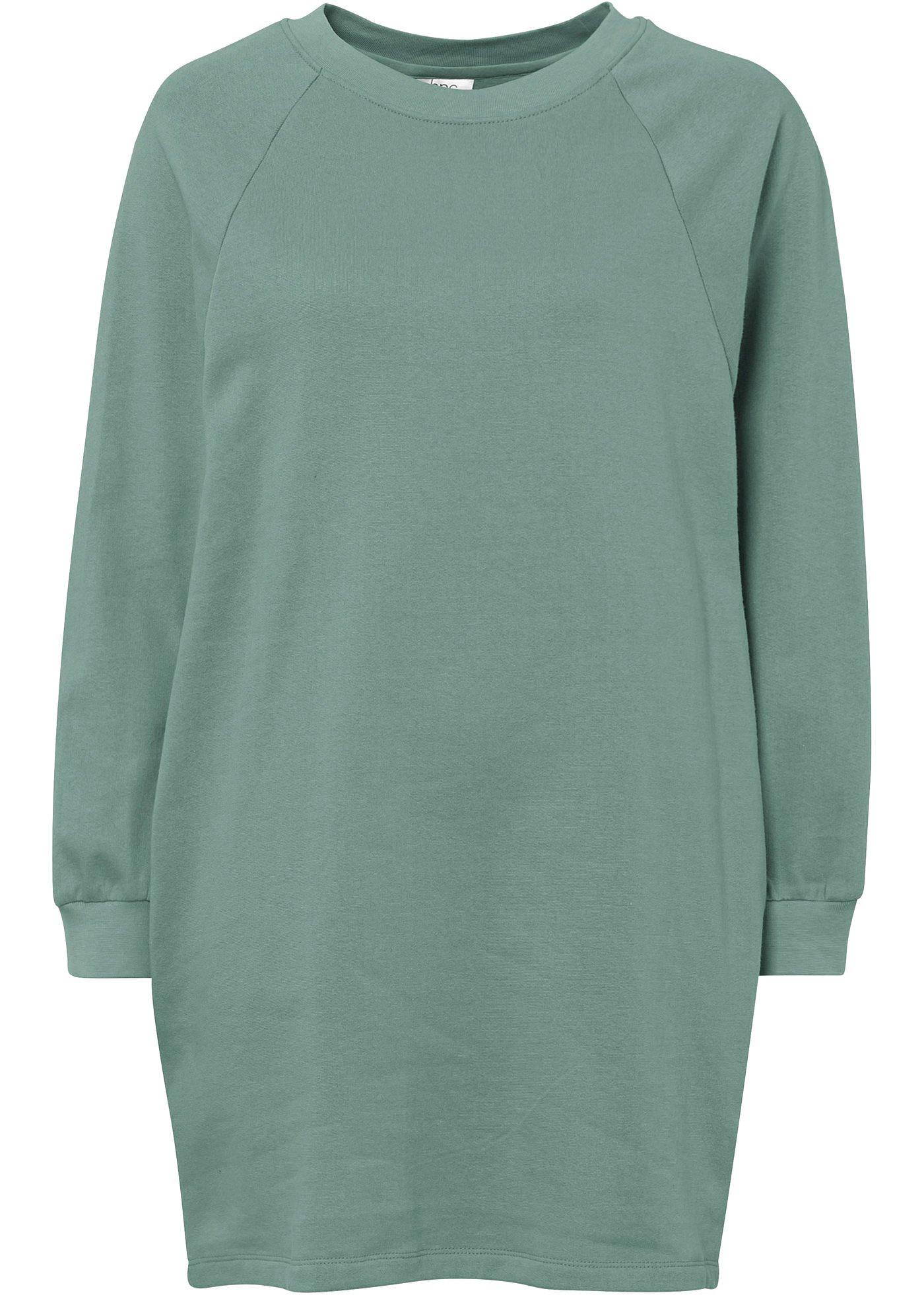Robe sweat-shirt à manches raglan