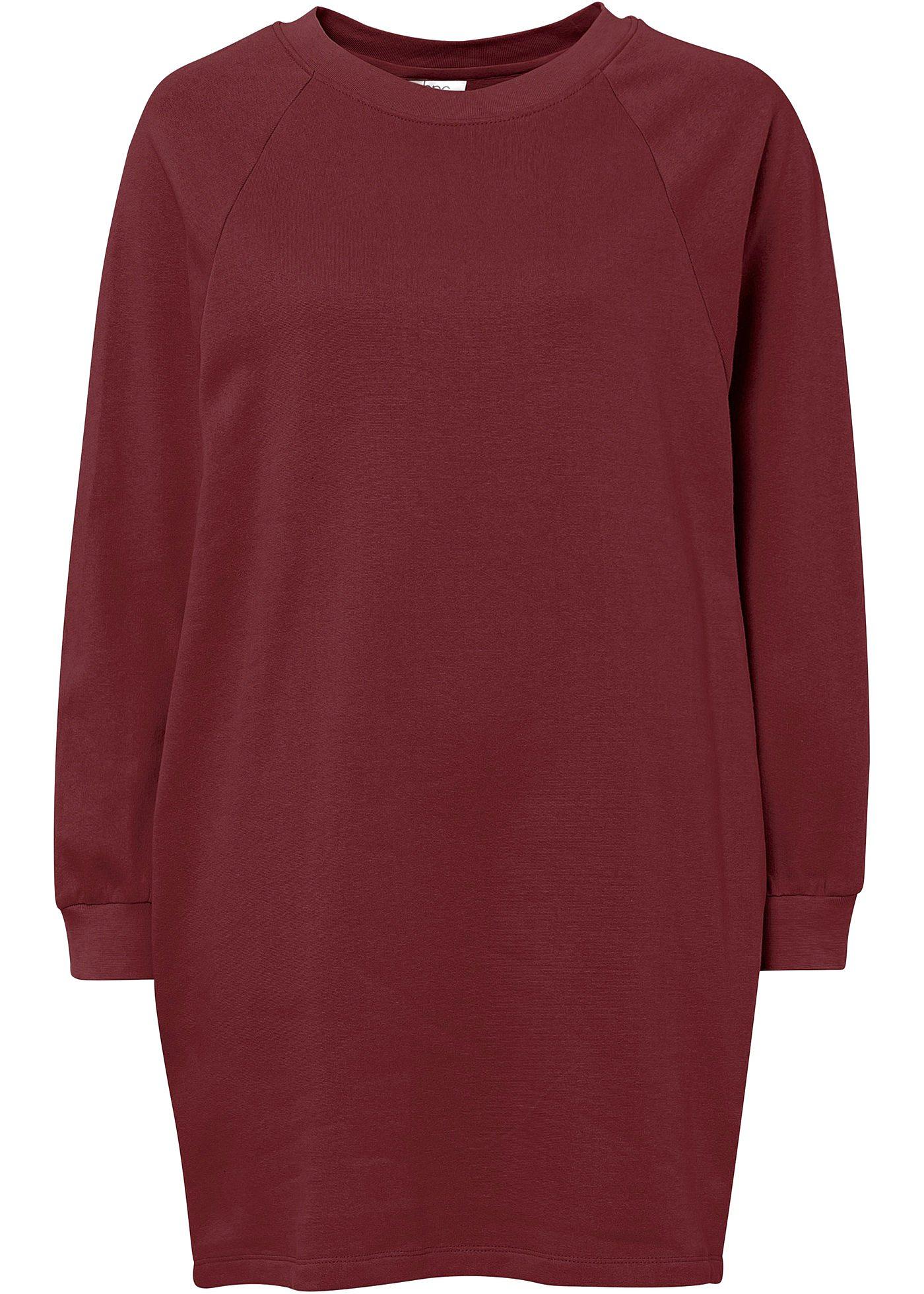 Robe sweat-shirt à manches raglan